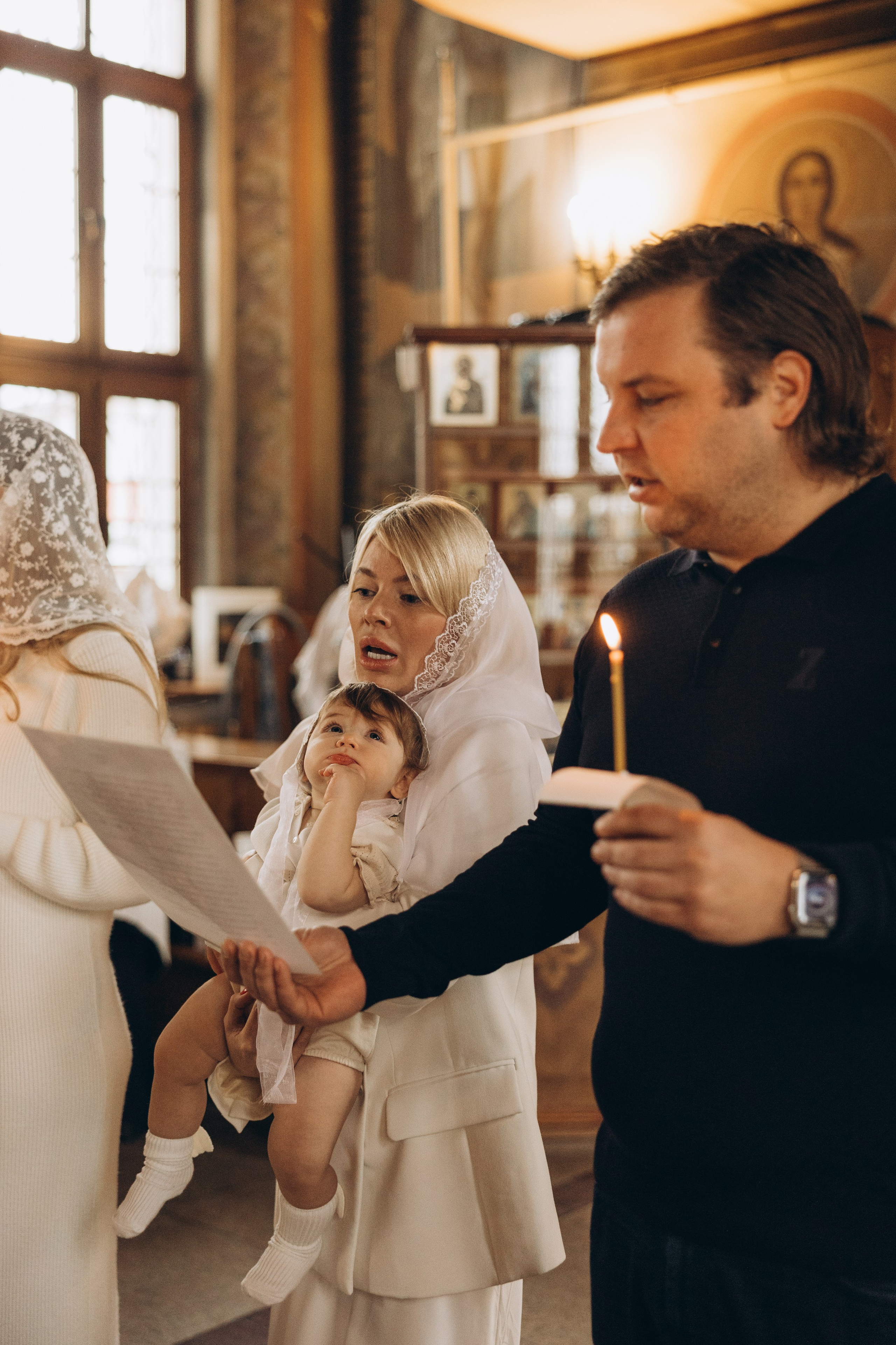 Крещение Дианы. Семейный фотограф в Москве Виктория Ястребинская