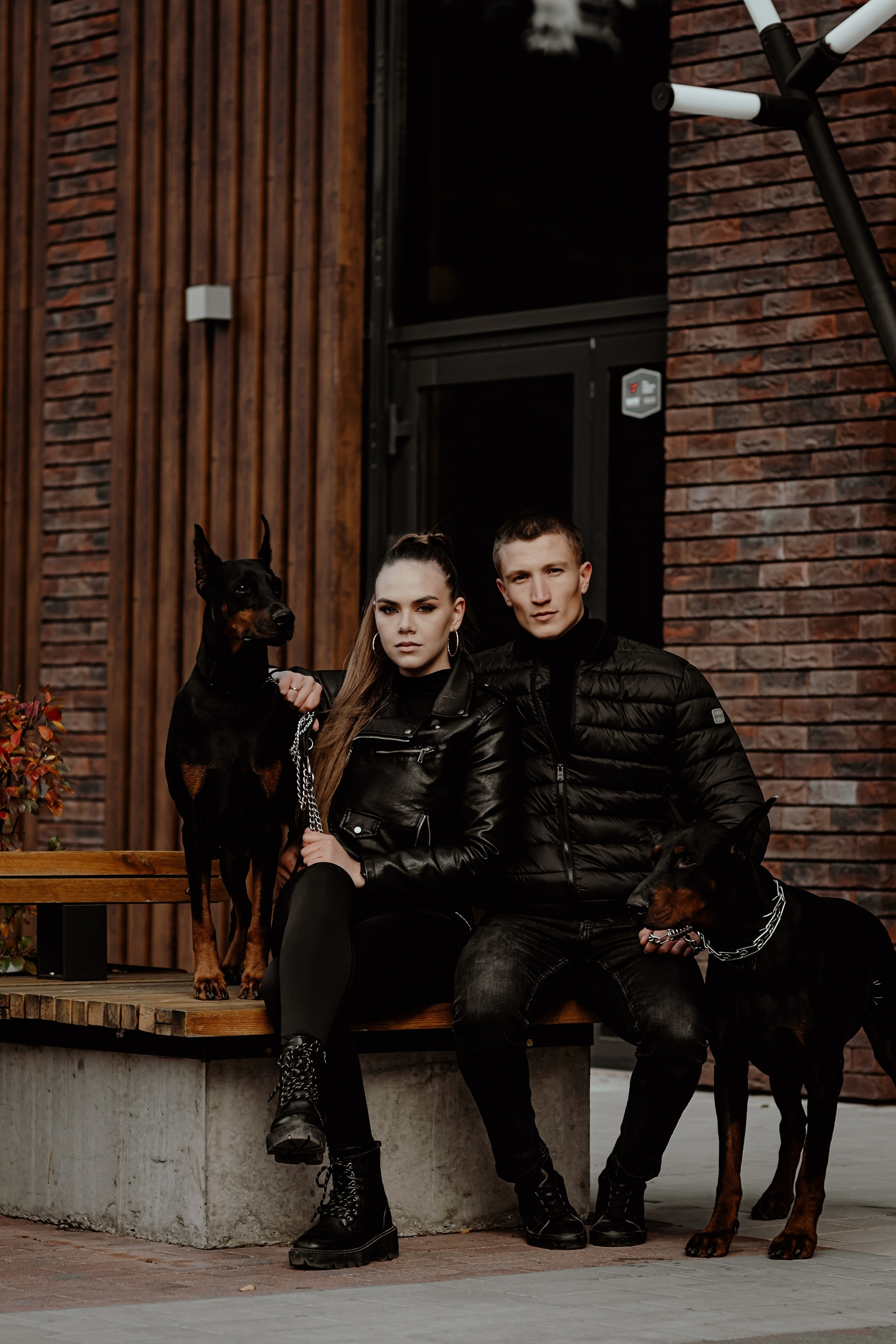 Прогулка с доберманами. Свадебный фотограф Челябинск