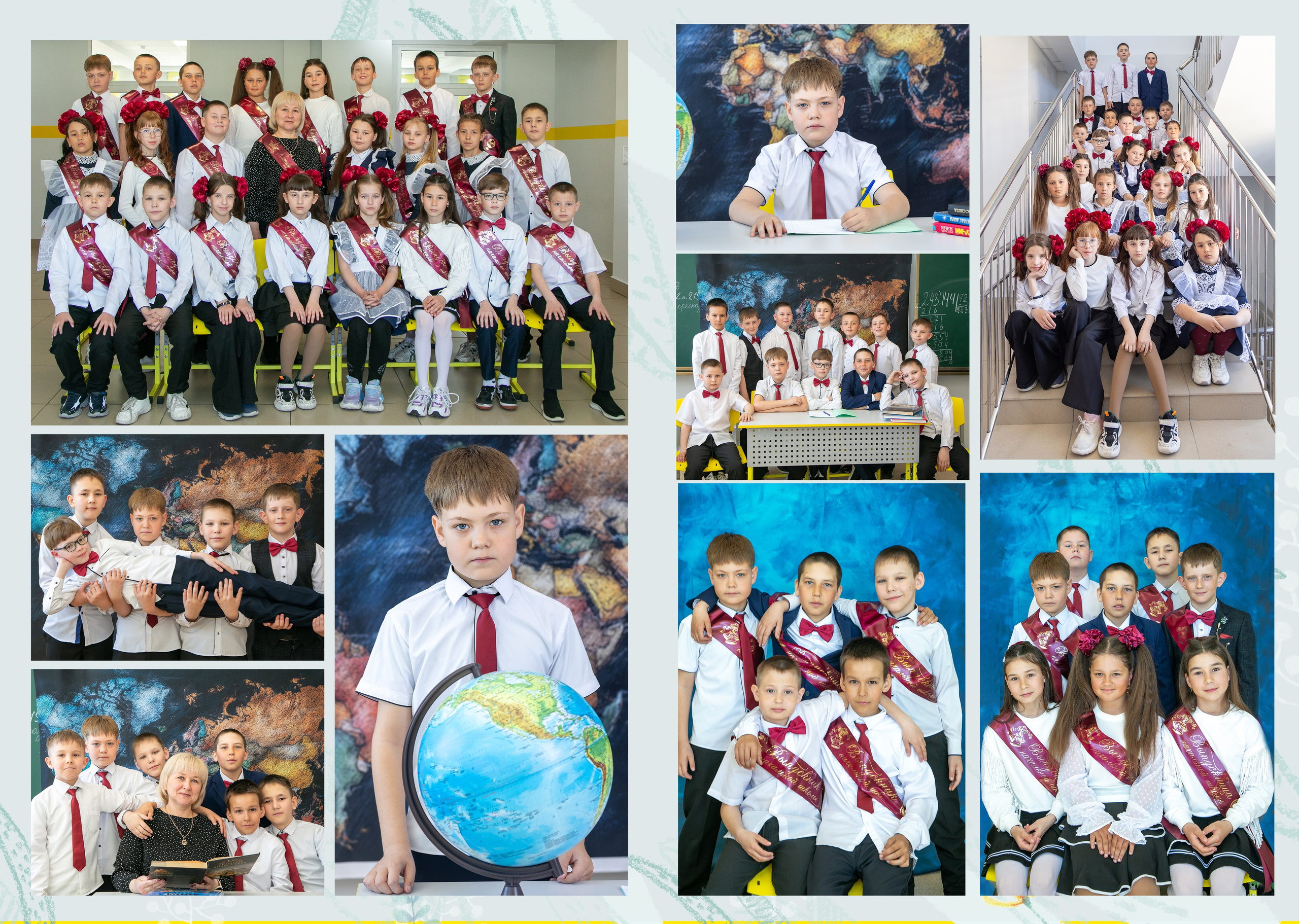 Примеры наполнения альбома. Школьный фотограф г. Чита