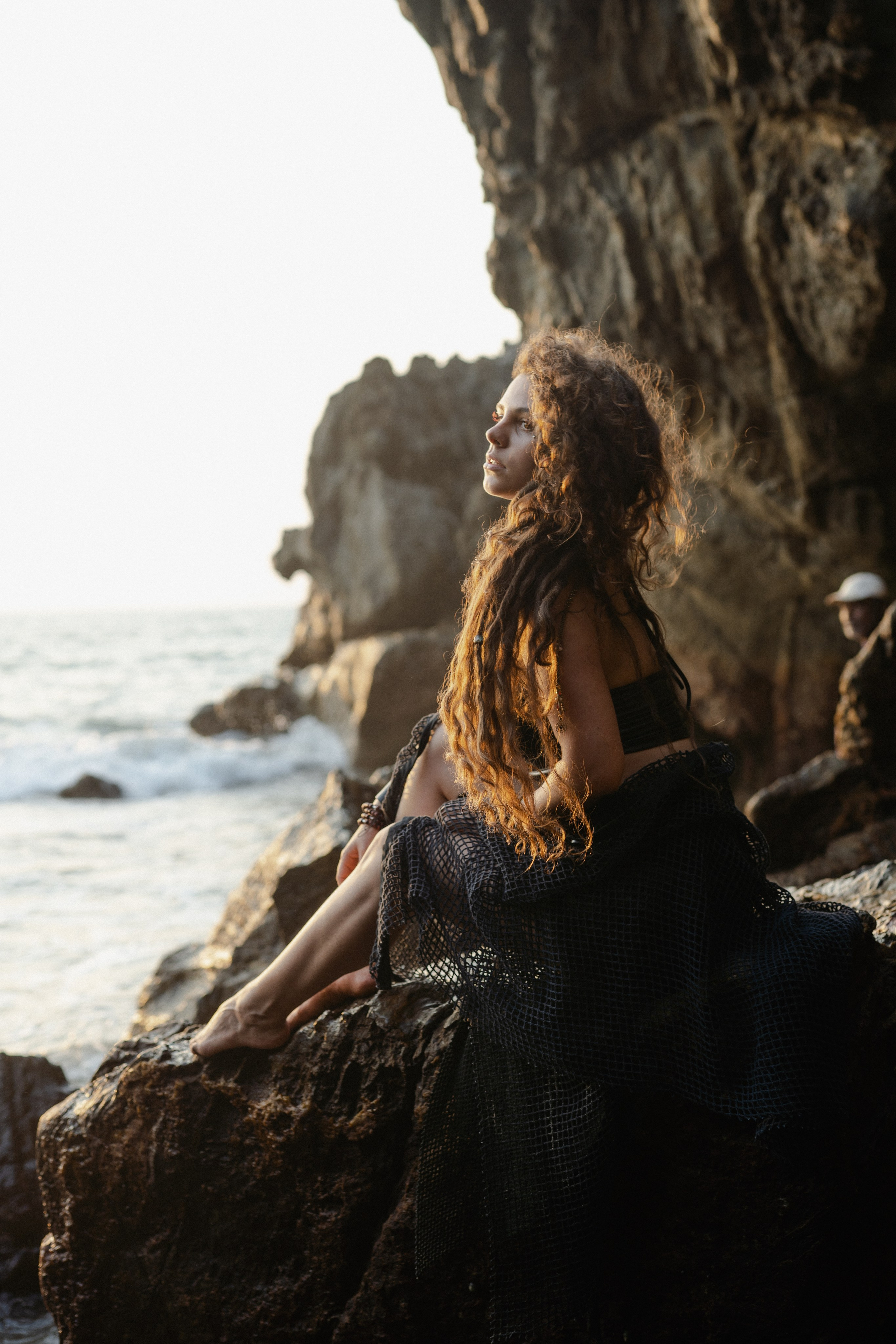 Ксения и море. Фотограф Аля Овчарова