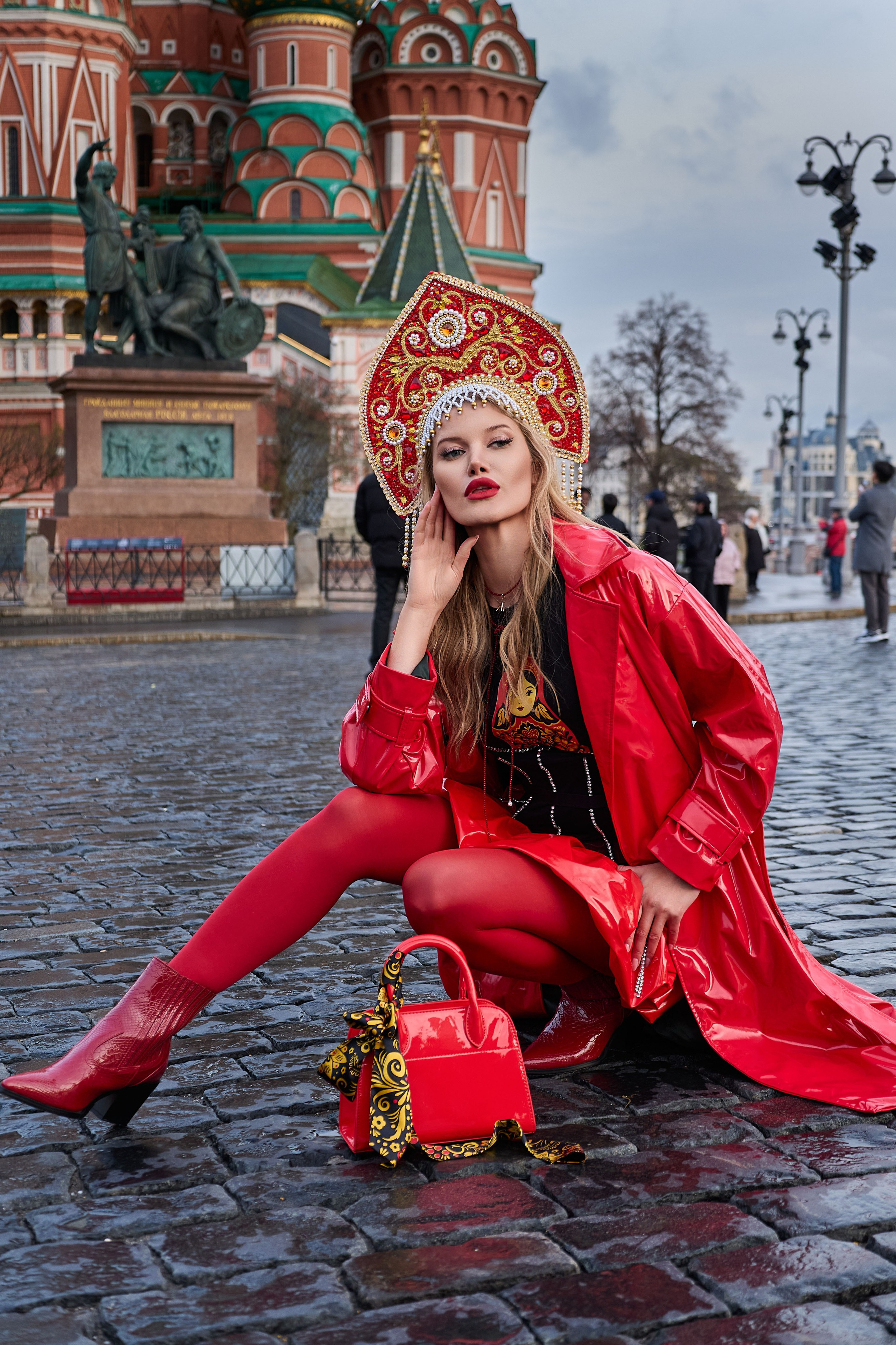 Концептуальная фотосессия «Русский авангард» в самом сердце столицы