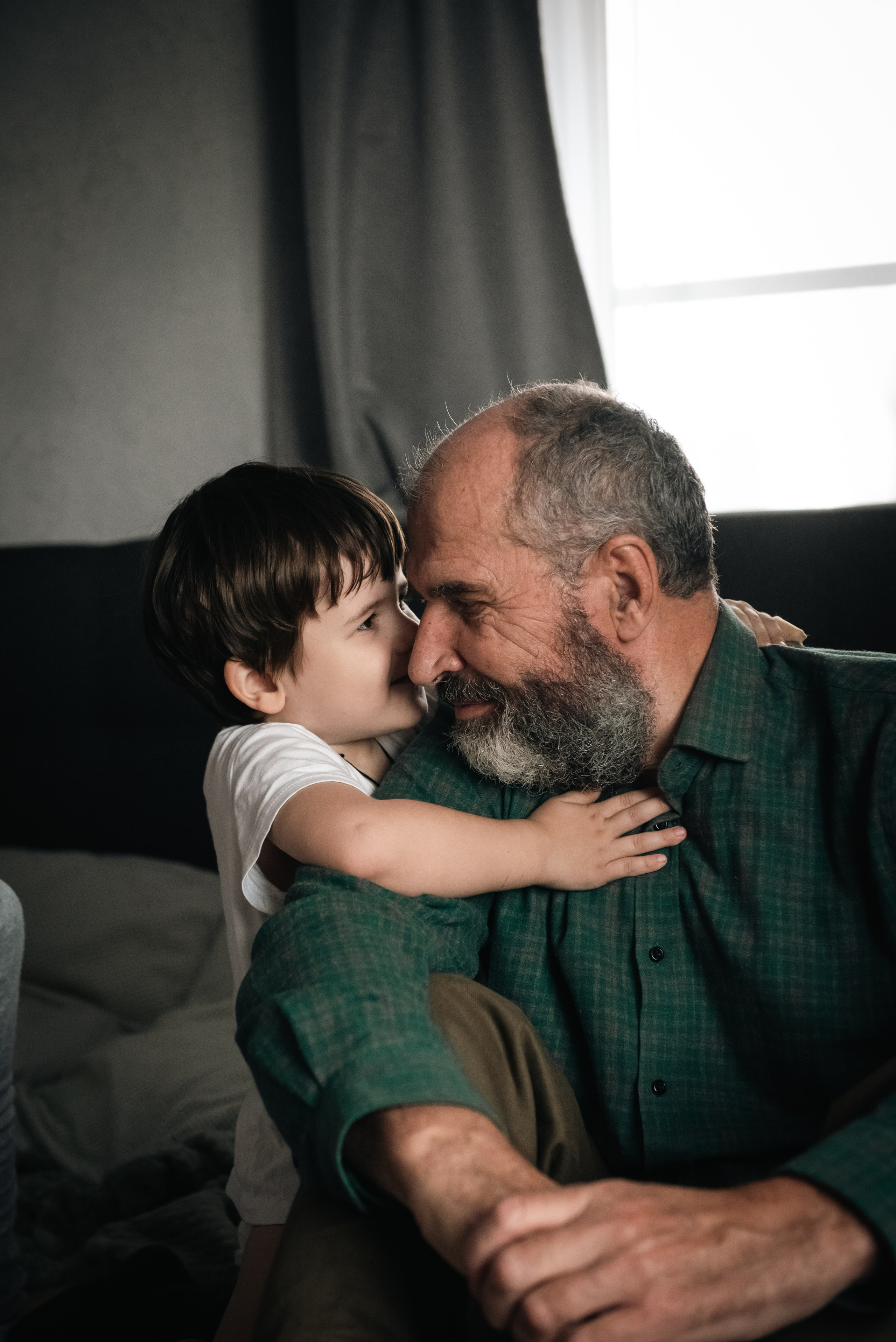 С дедушкой. Фотограф, визажист. Москва