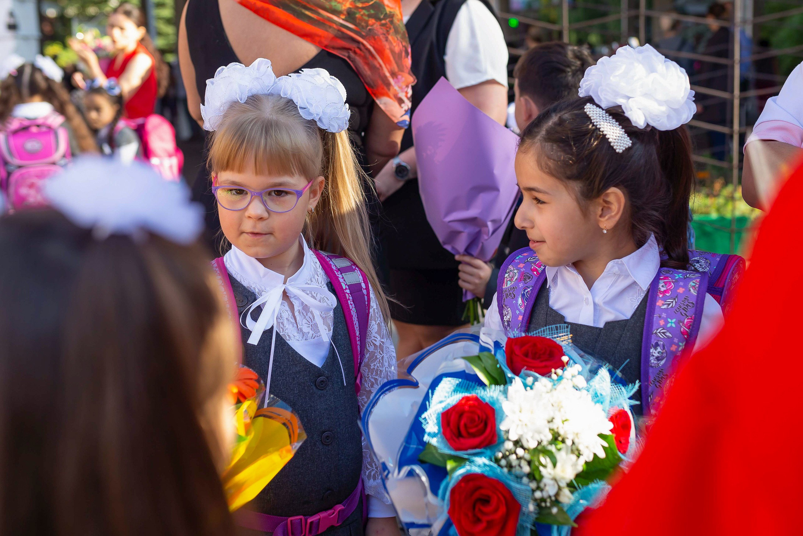 Линейка 1 сентября. Свадебный и Репортажный фотограф в Санкт-Петербурге