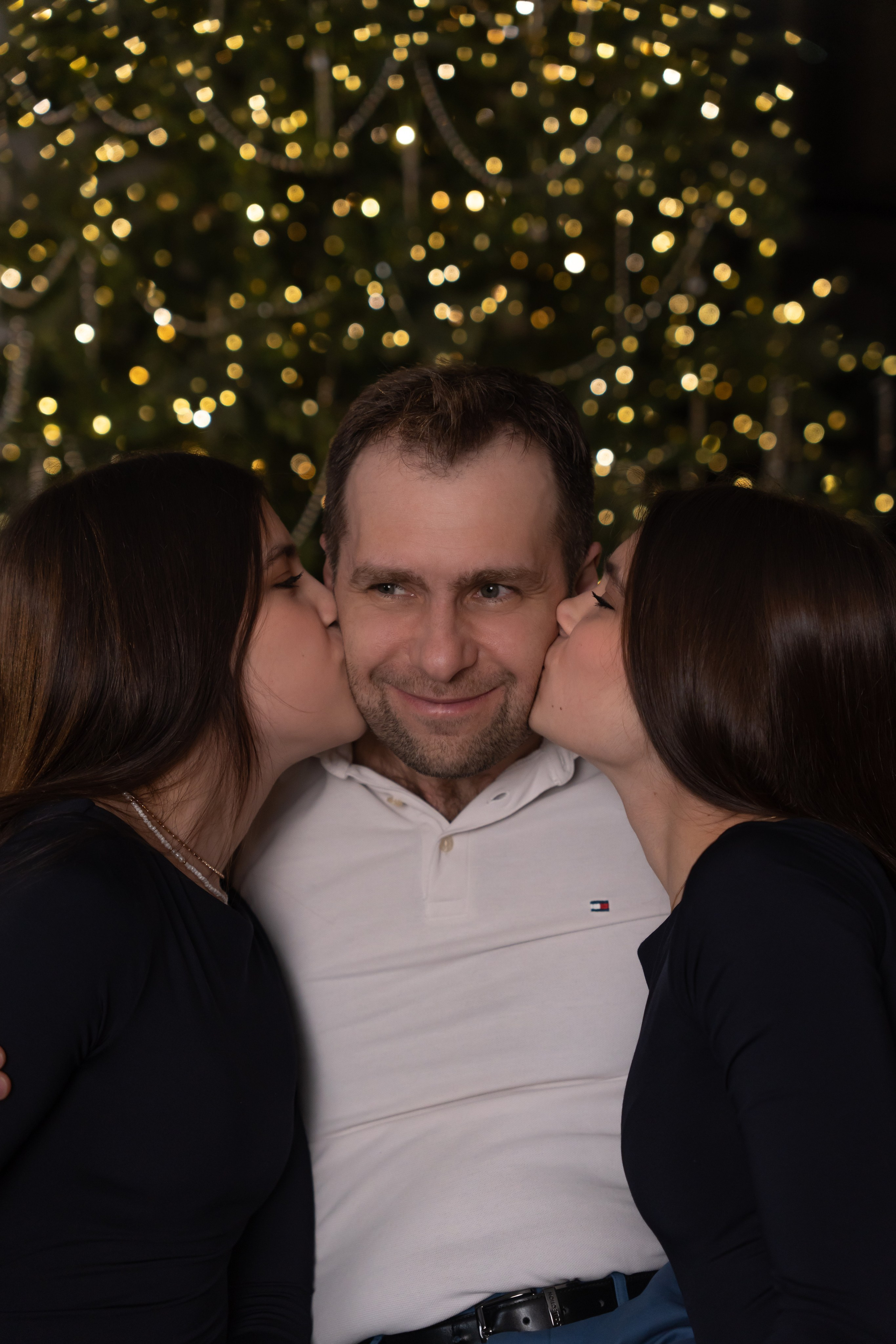 Новогодняя фотосессия для дружной семьи. Фотограф в Красноярске. Юлия Чаушанская