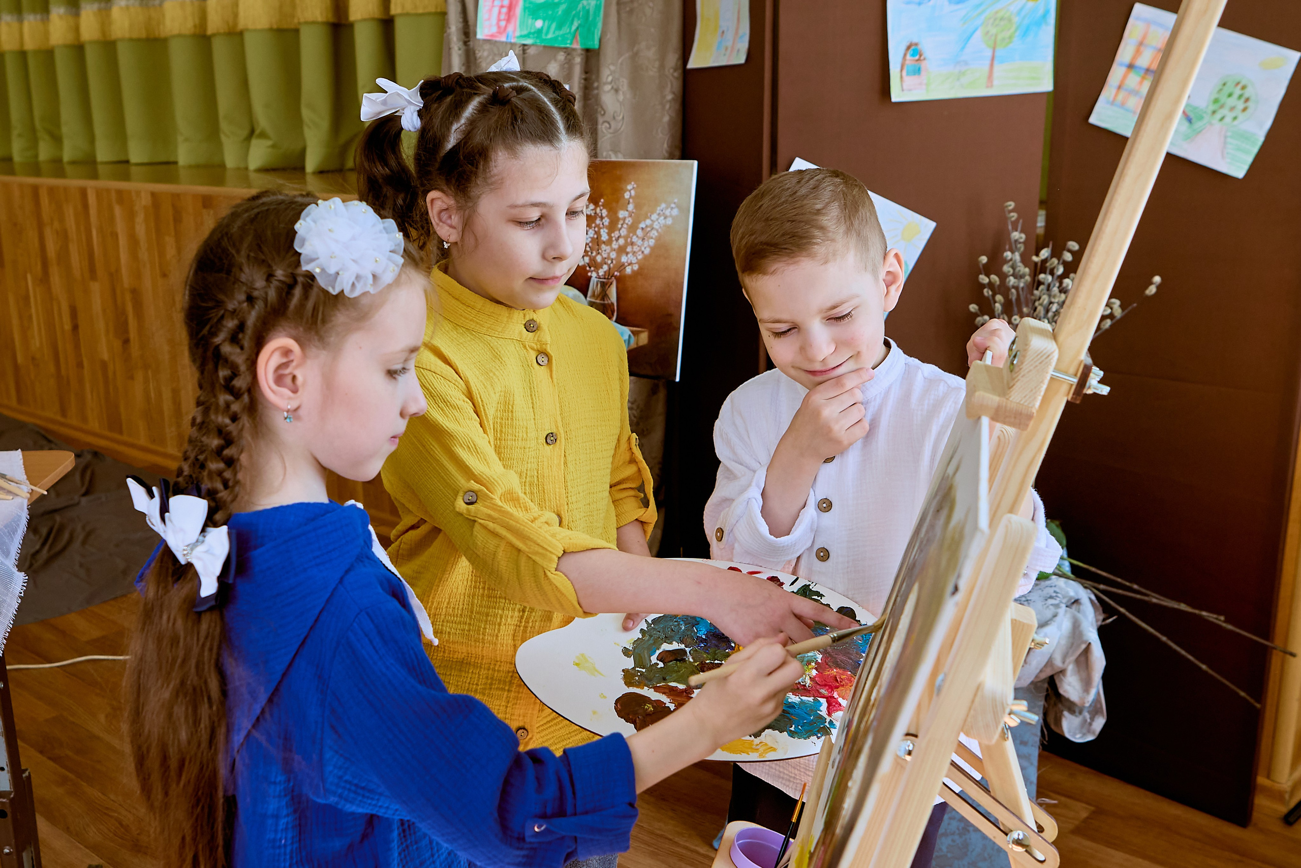 Творческая фотосессия художники