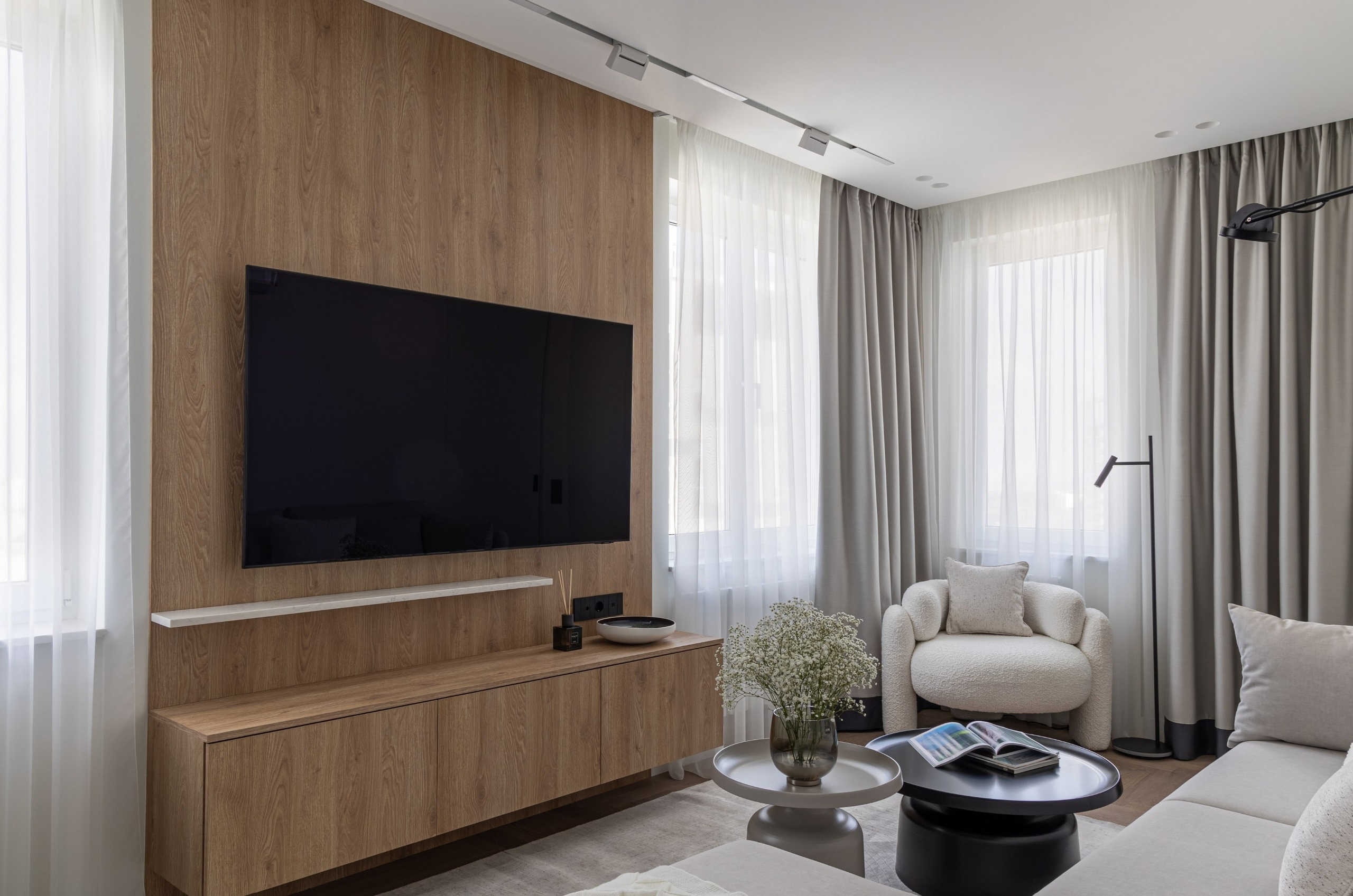 Реализованный проект квартиры. Москва