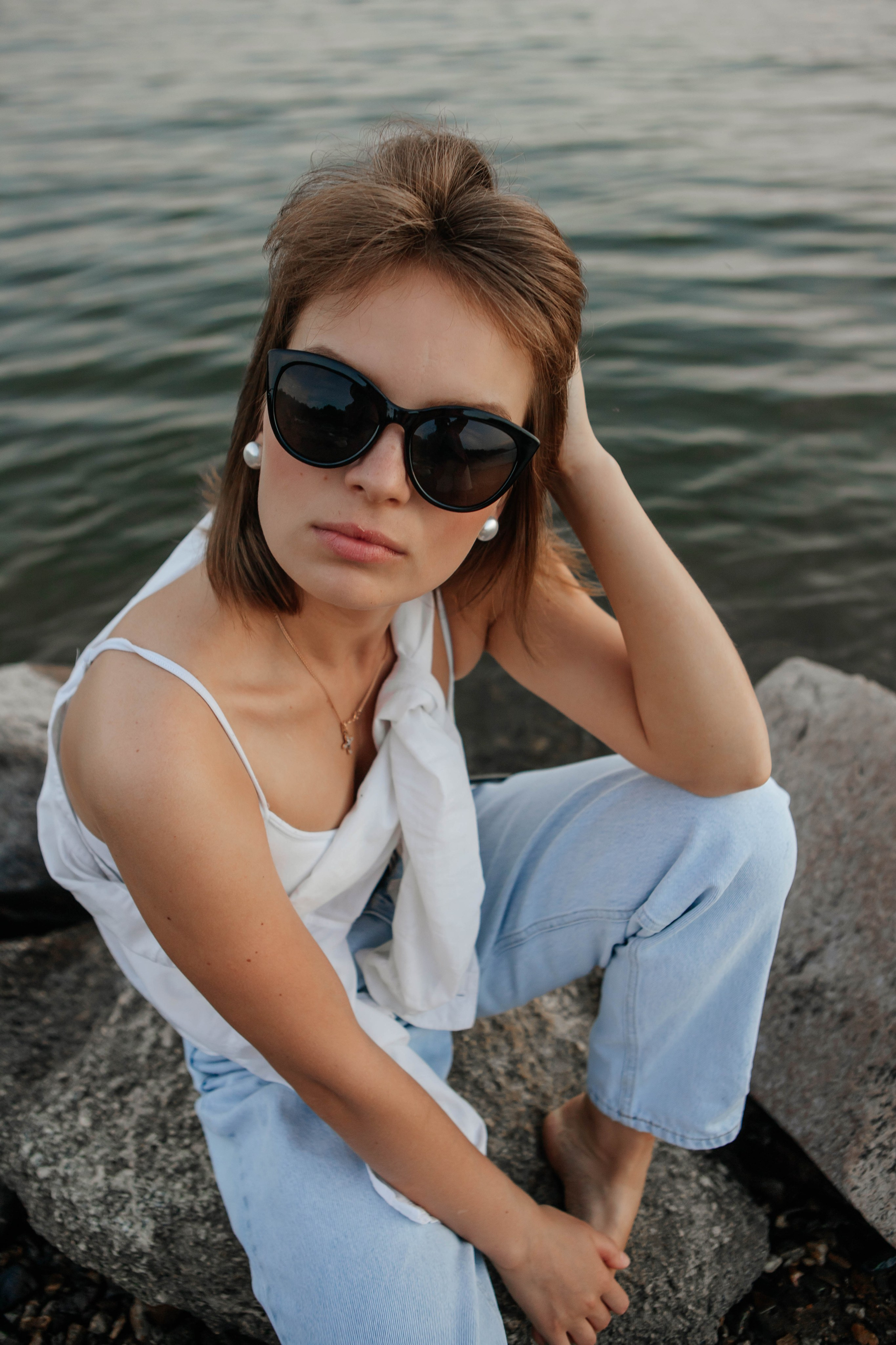 Анастасия у реки. Фотограф Санкт-Петербург Раднаева Юлия