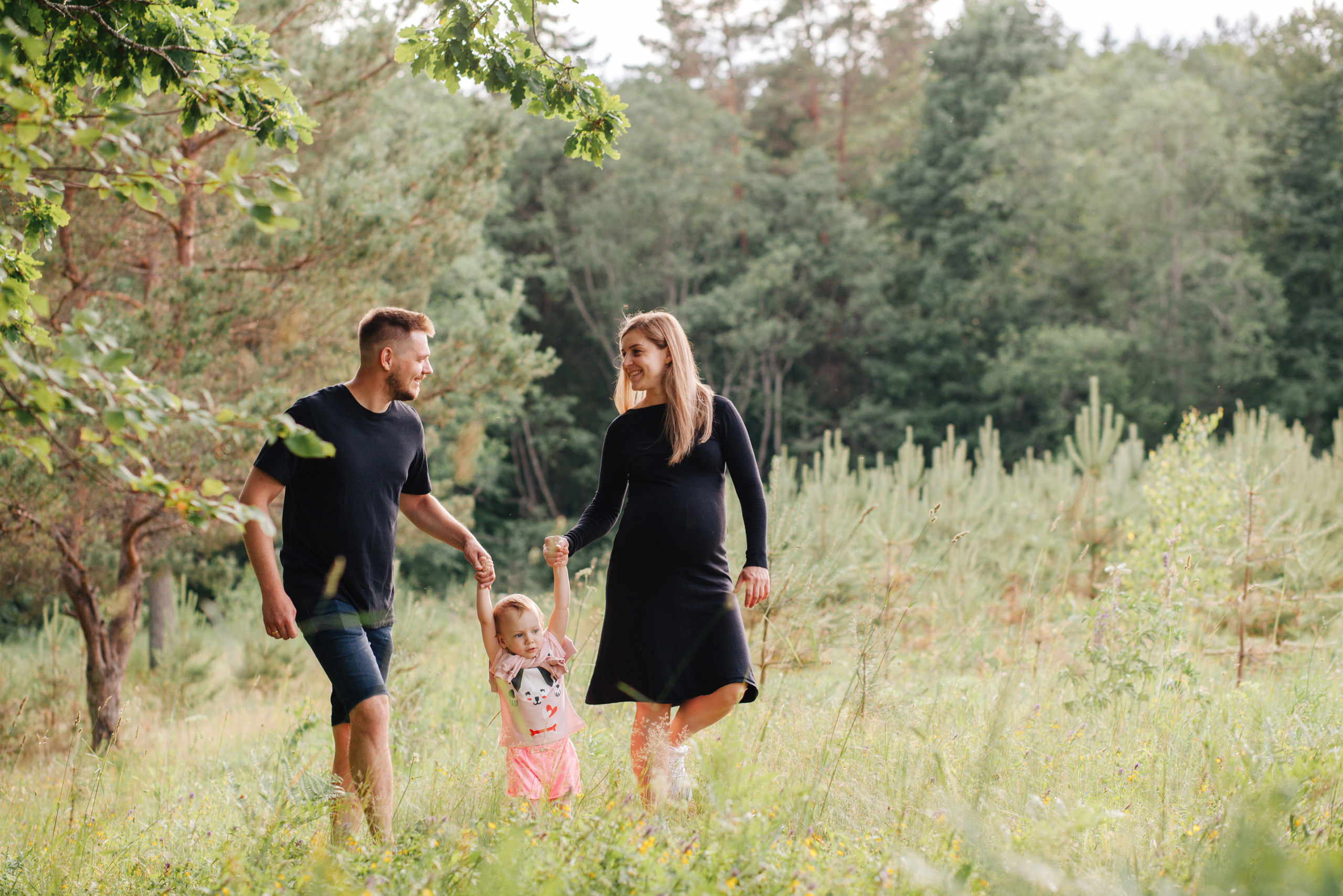 Вика и Леша и их замечательная Камилла. Свадебный и Семейный фотограф в Минске Сергей Ильин