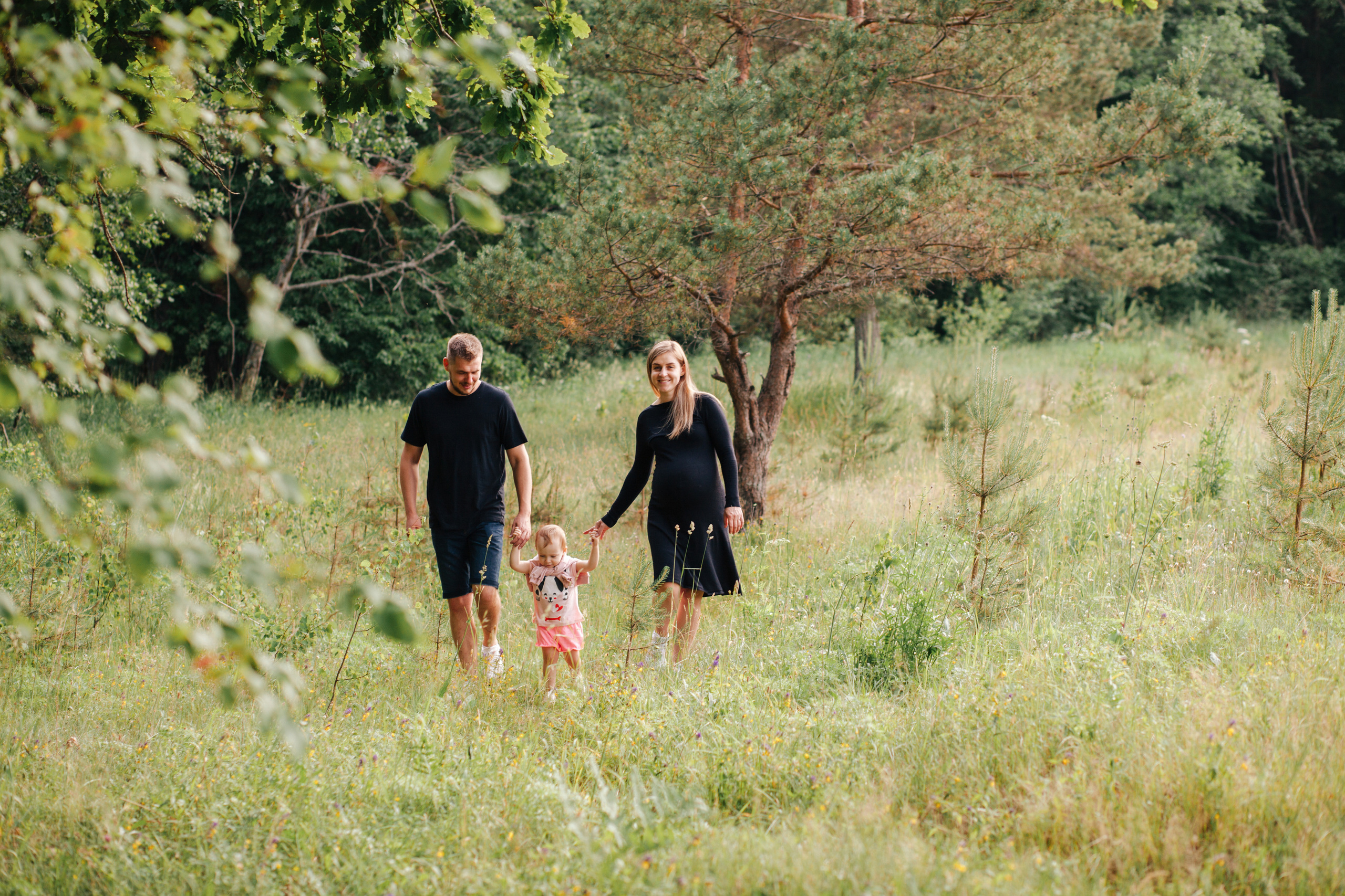 Вика и Леша и их замечательная Камилла. Свадебный и Семейный фотограф в Минске Сергей Ильин