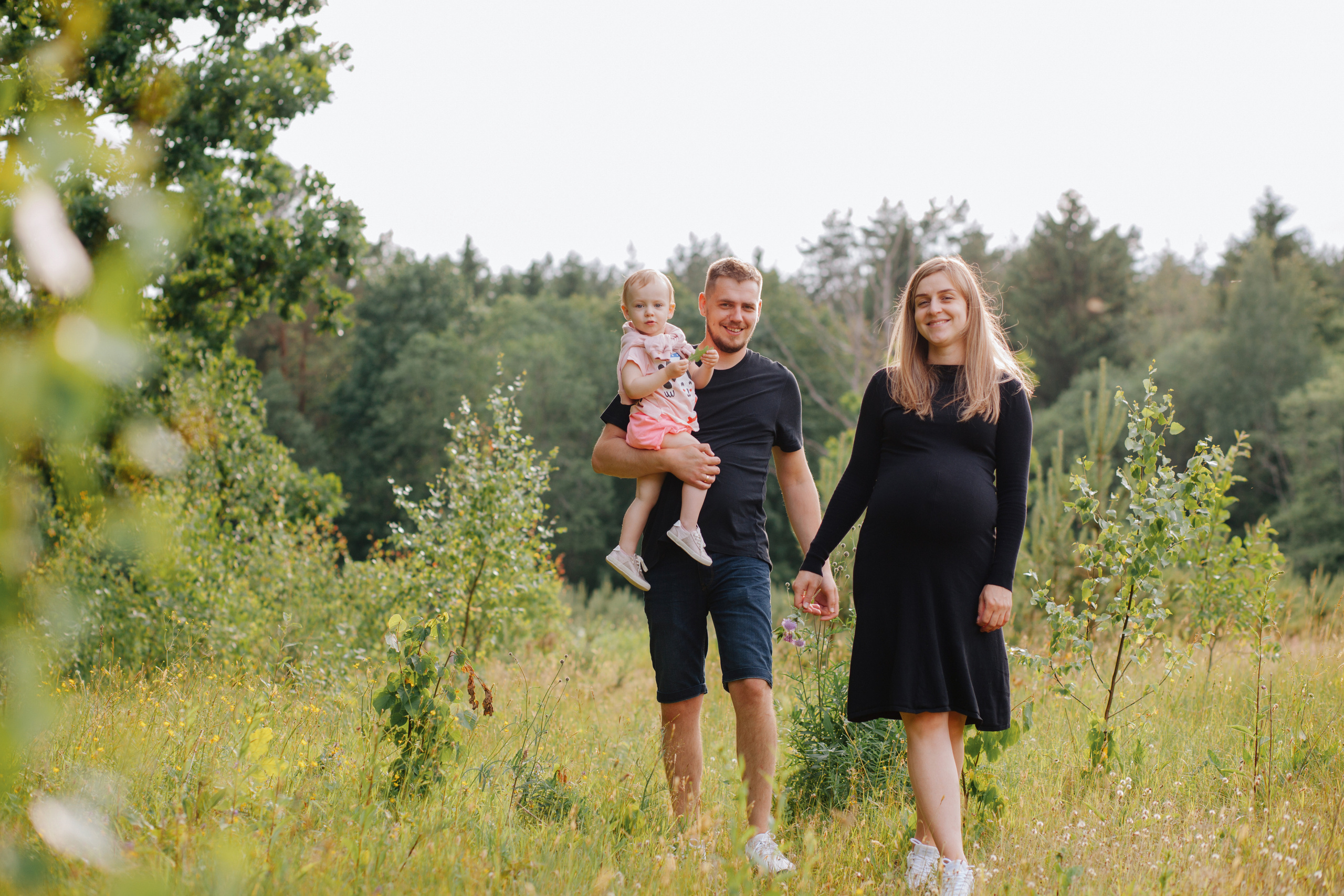 Вика и Леша и их замечательная Камилла. Свадебный и Семейный фотограф в Минске Сергей Ильин