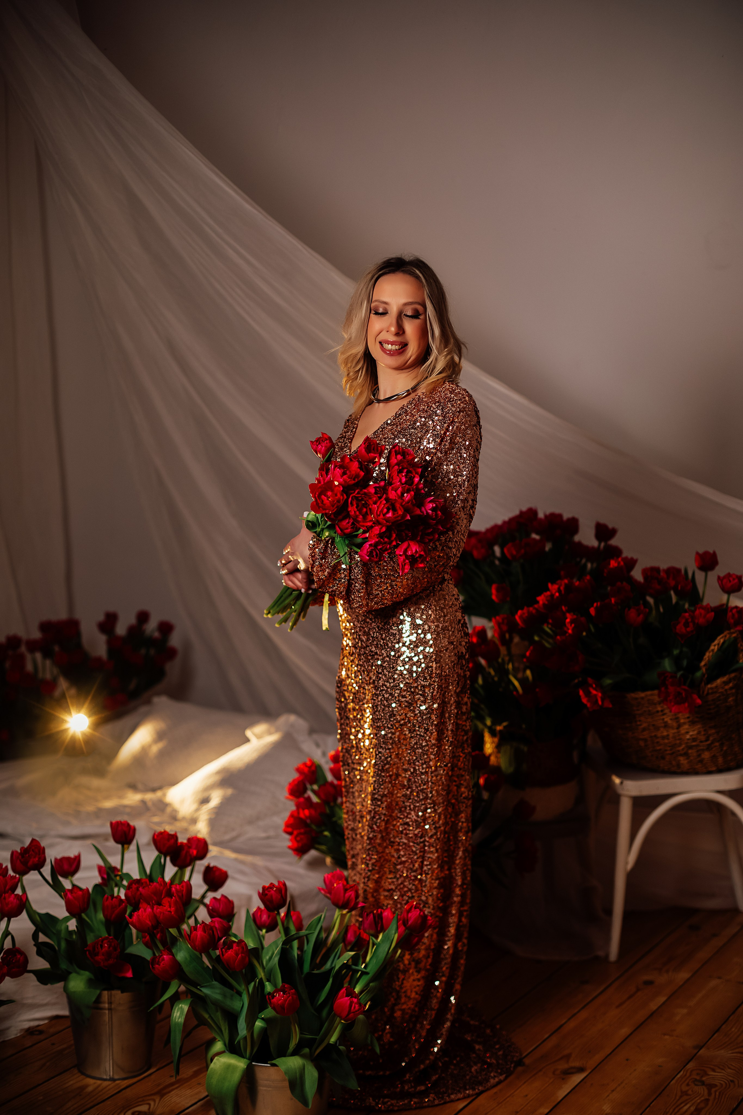 Фотосессия с тюльпанами. Https://malovafoto.ru