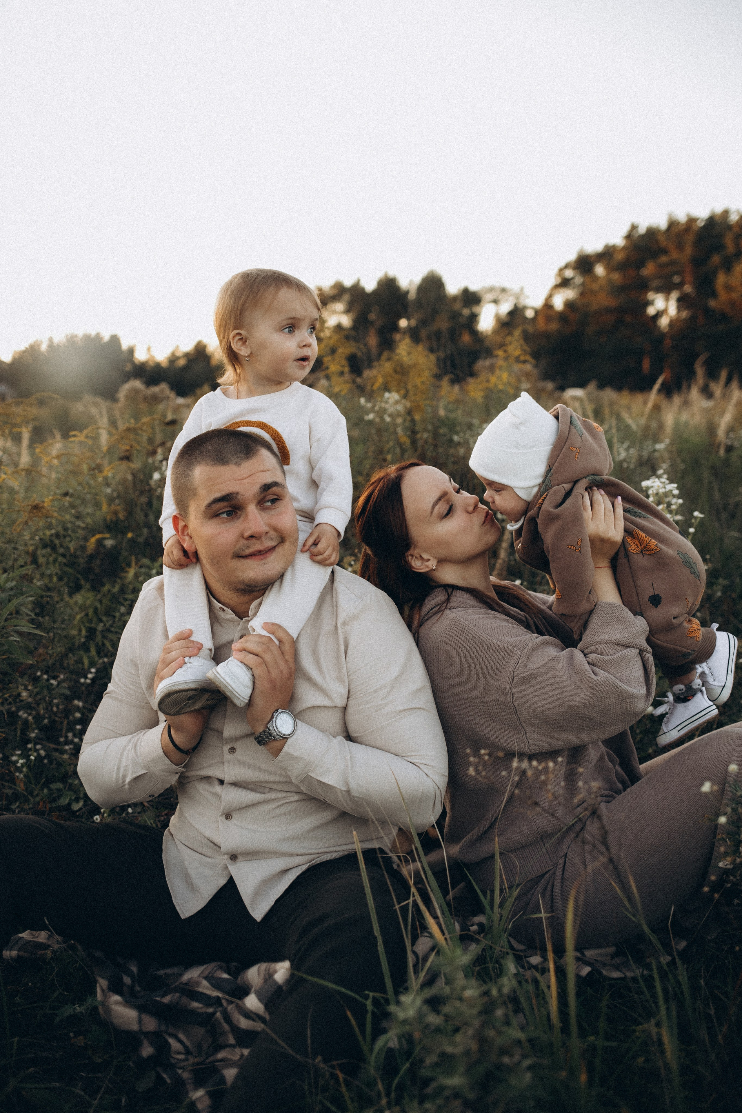 Саша, Алиса, Ева и Сереженька. Семейный и свадебный фотограф Анна Кожокарь