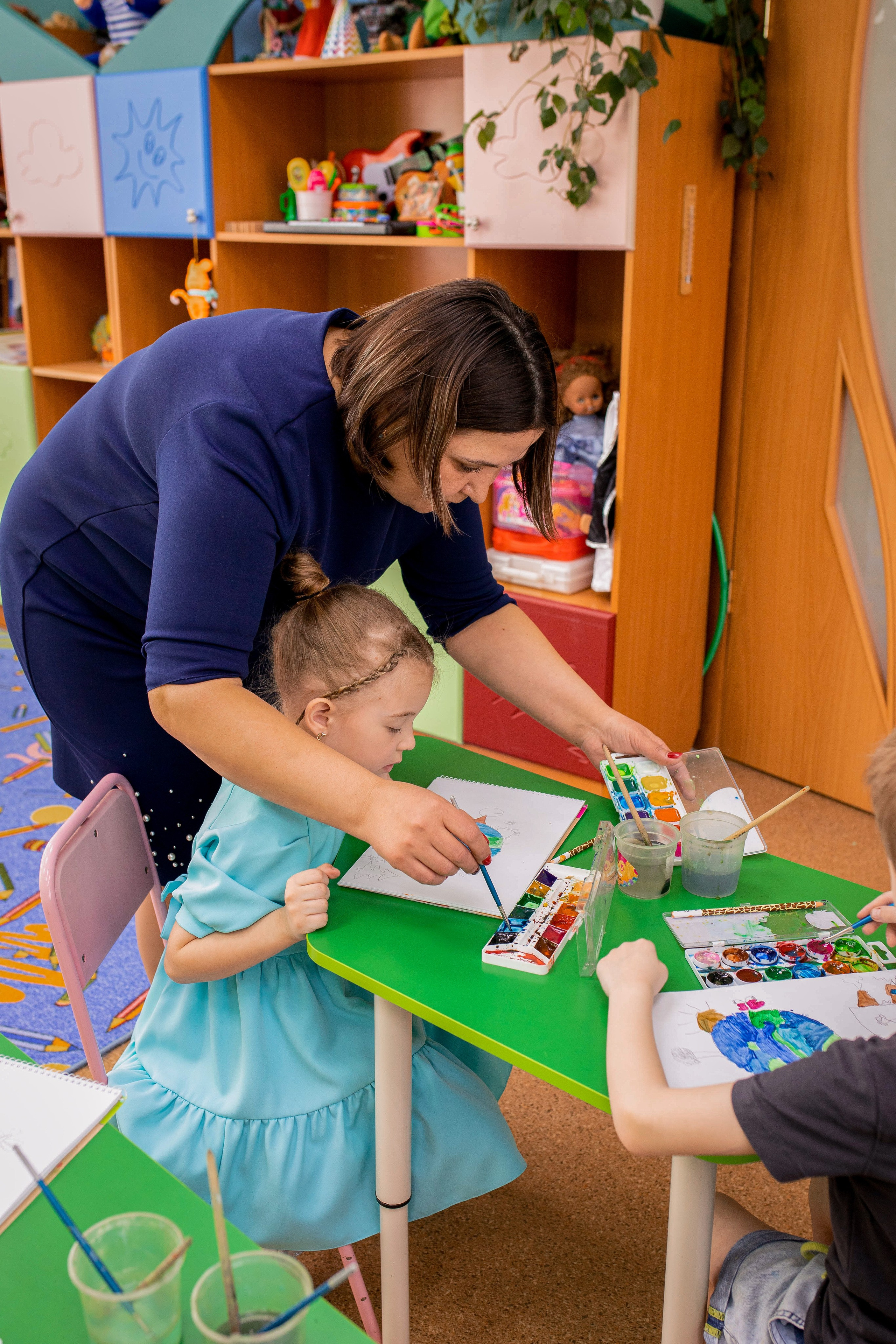 Степа, Даша и Алиса в детском саду. Семейный и детский фотограф город Тында Дарья