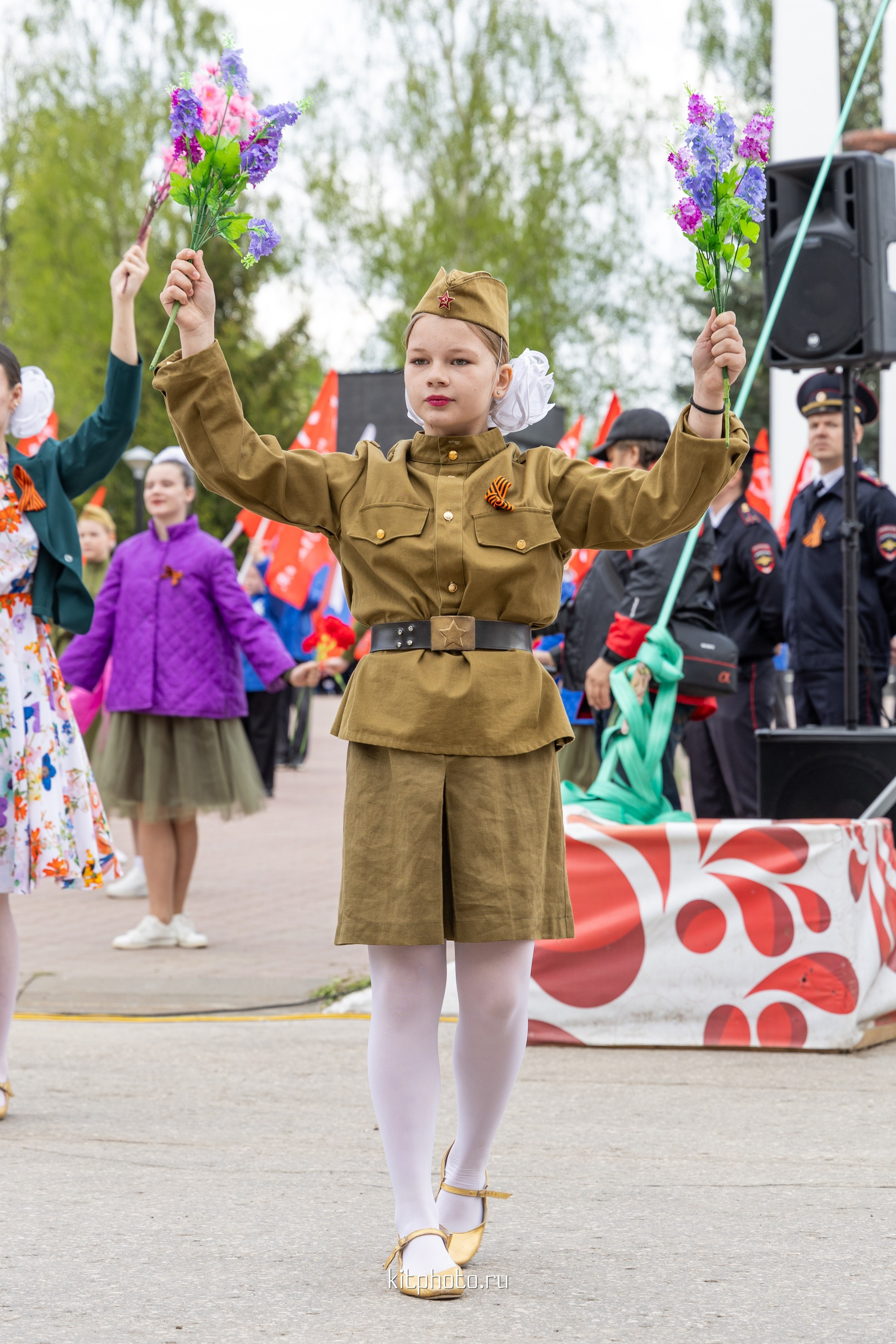 Фотосъёмка Дня Победы 2025 в Городце | Репортаж от KitPhoto. Фотограф Нижний Новгород Мария Китаева