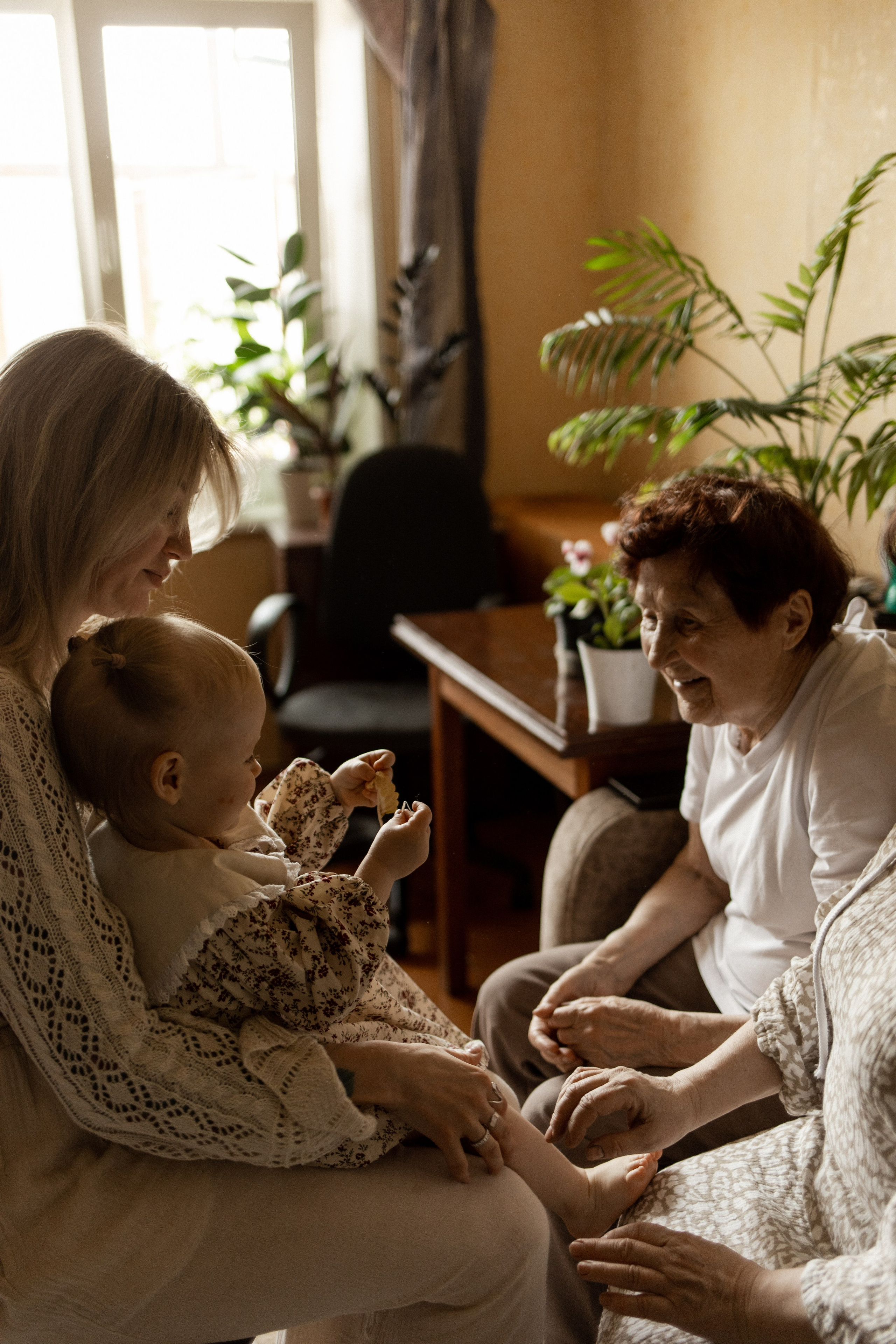 В гостях у прабабушки. Семейный фотограф Челябинск