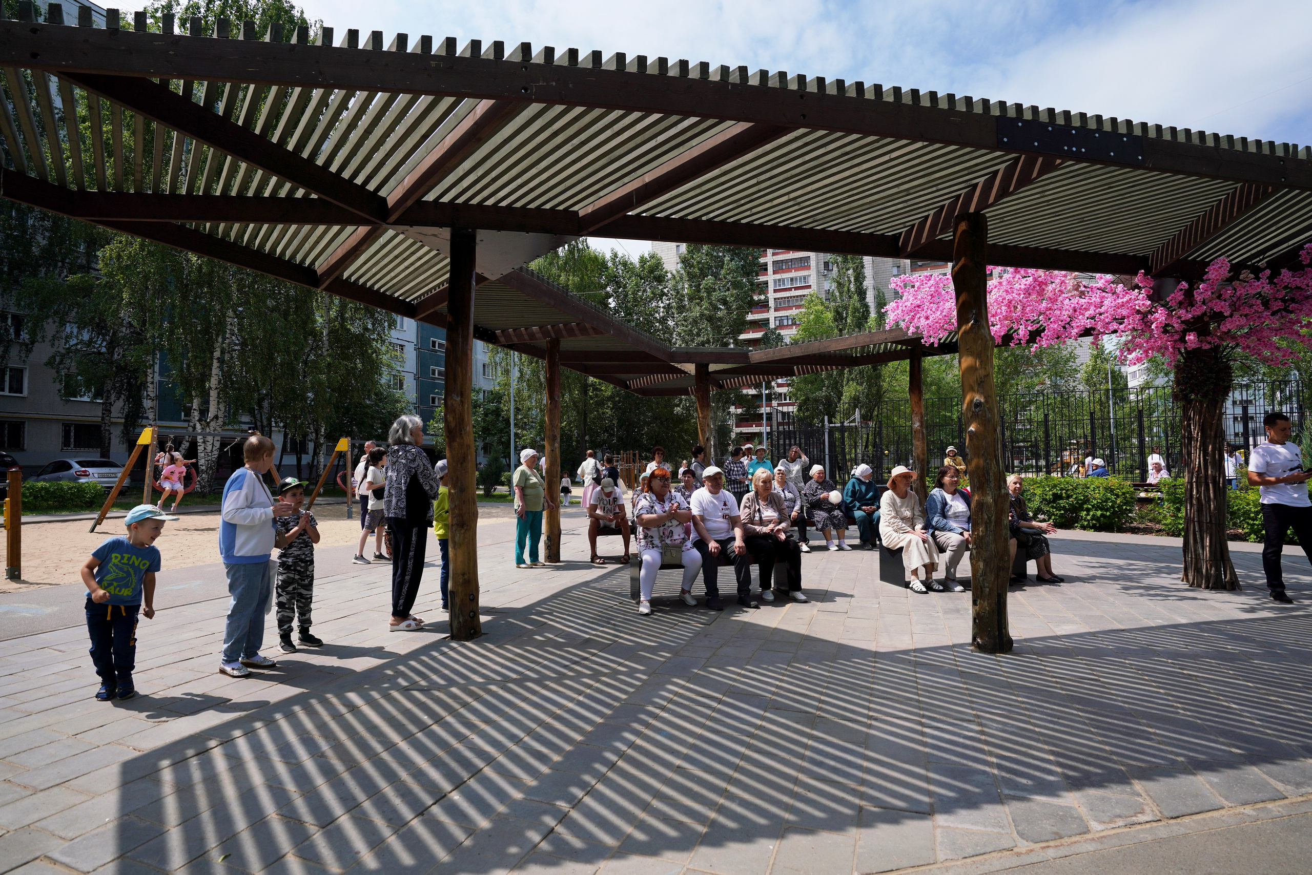 «Наш двор» ул. М.Чуйкова 25 Казань, 2025. Фотограф Казань