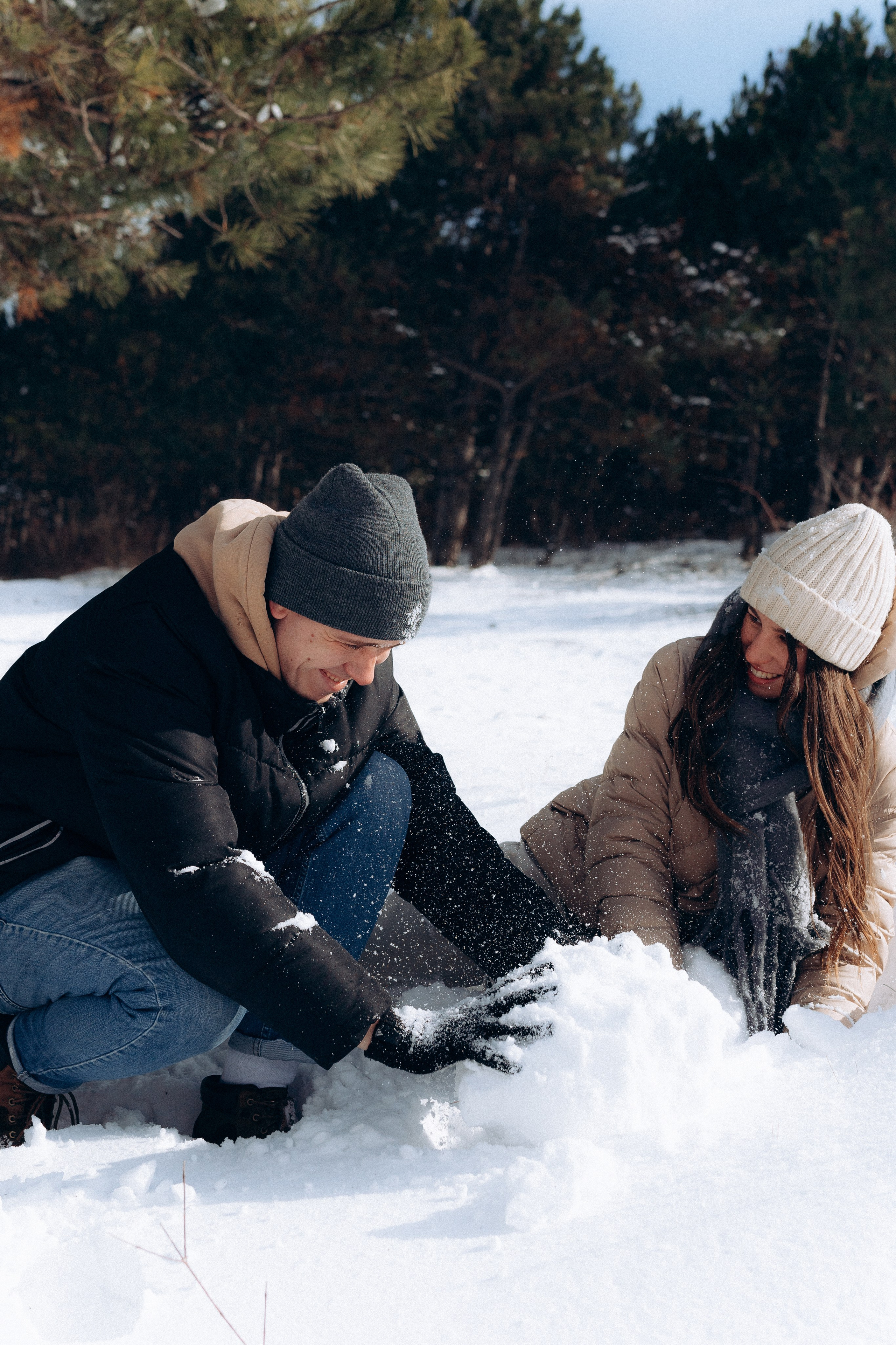 Саша и Даня | Снежный денек. Портретный свадебный фотограф Крым | Евгения Щитенко