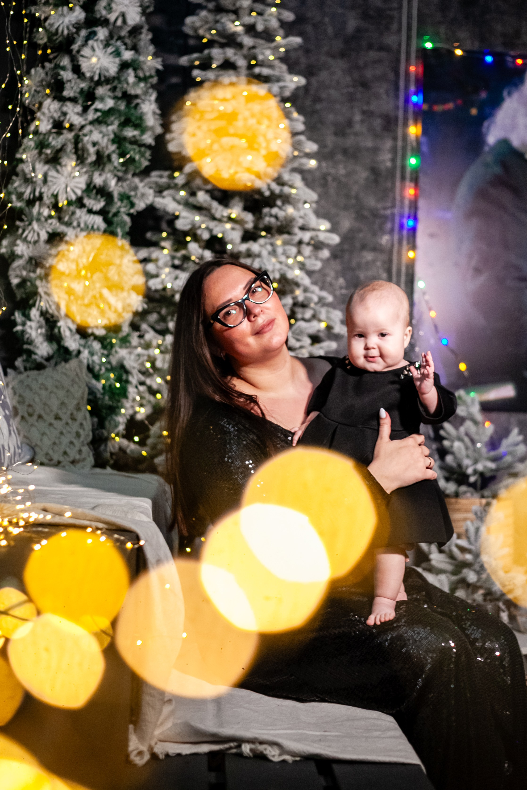 Ульяна и ее семья новый год 2024. Свадебный и семейный фотограф в Армавире