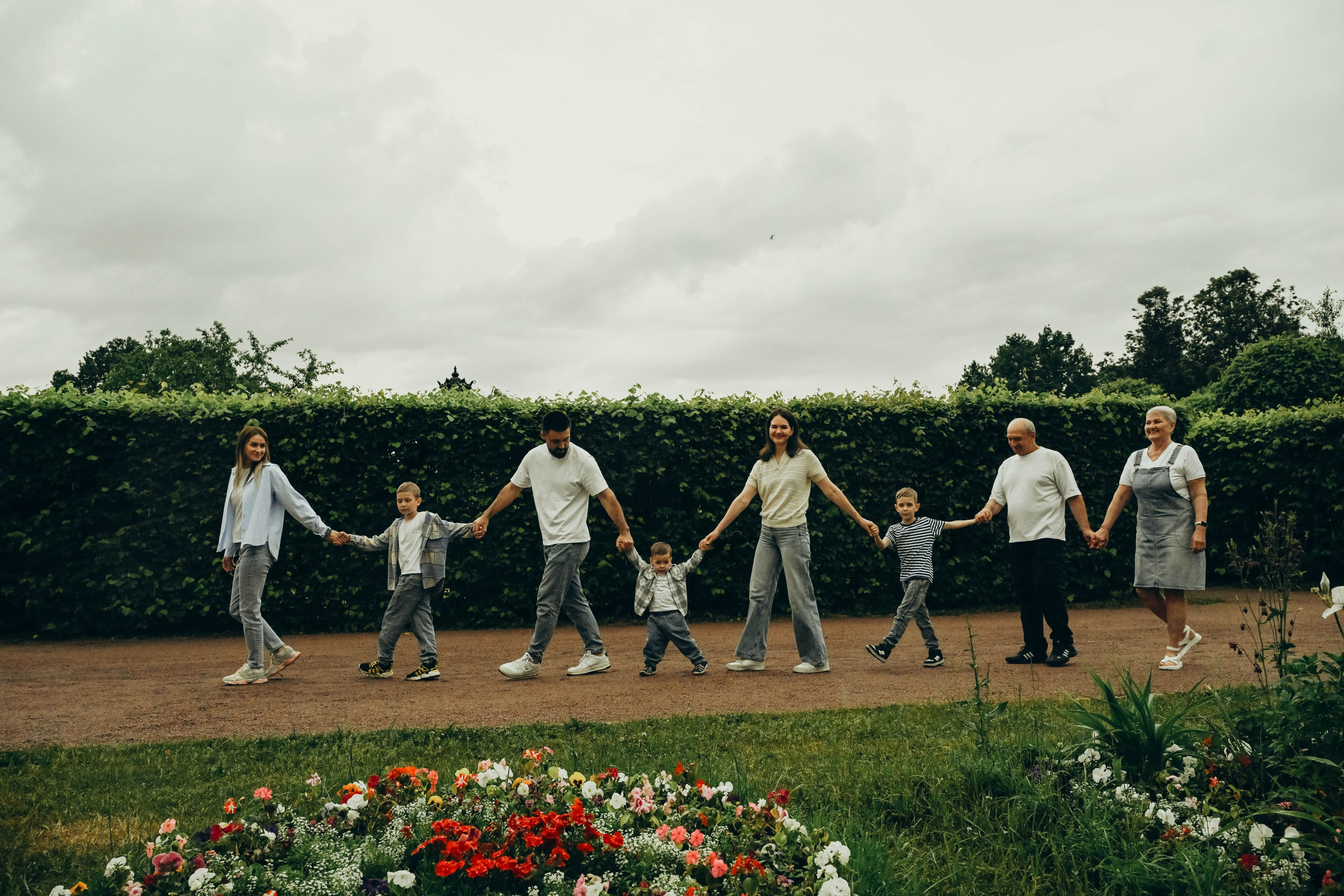Большая семья в Кусково. Семейный фотограф в Москве Люберцах Ирина Вронская