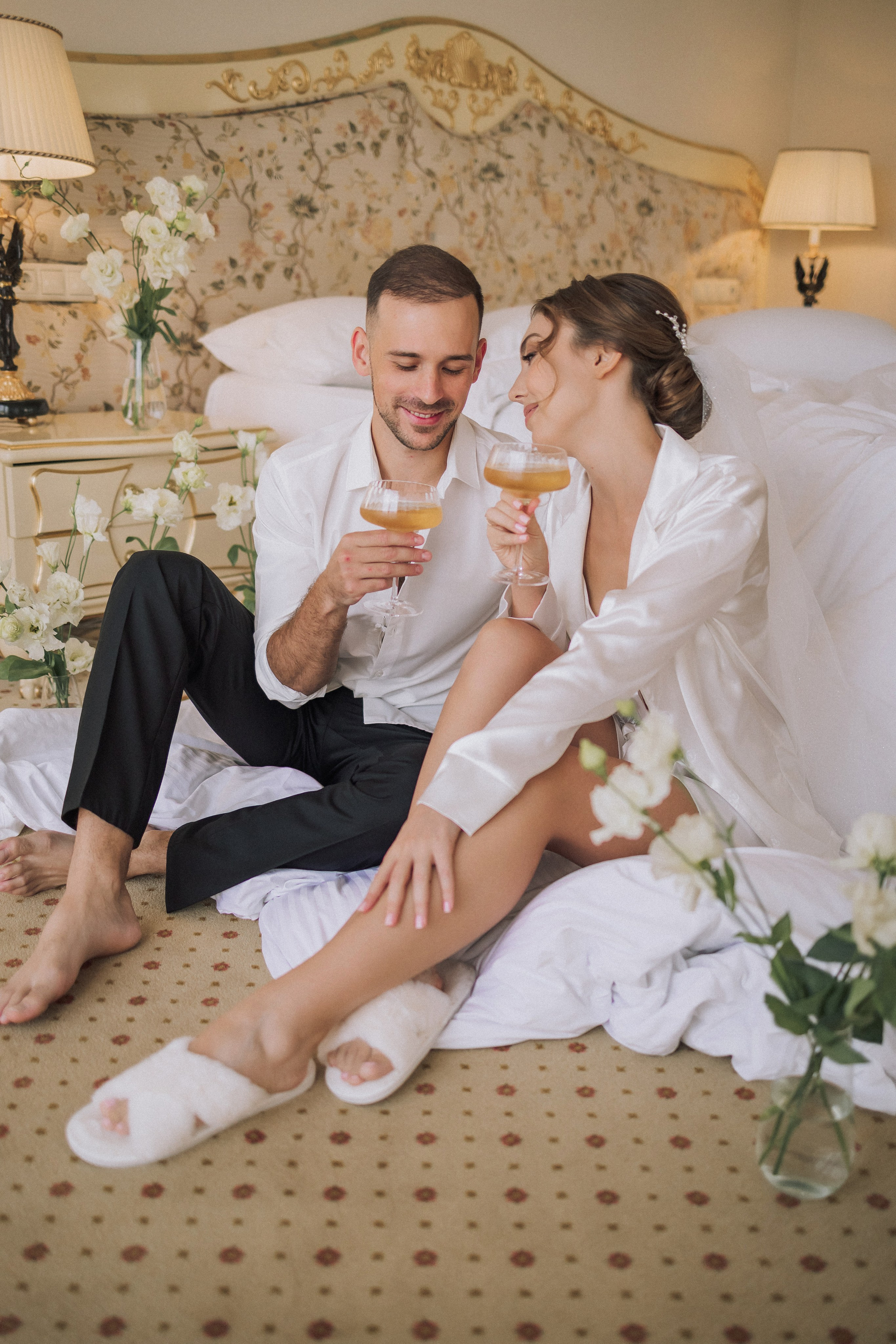 Свадебная прогулка Екатерины и Евгения. Свадебная фотография. Арина Рубах