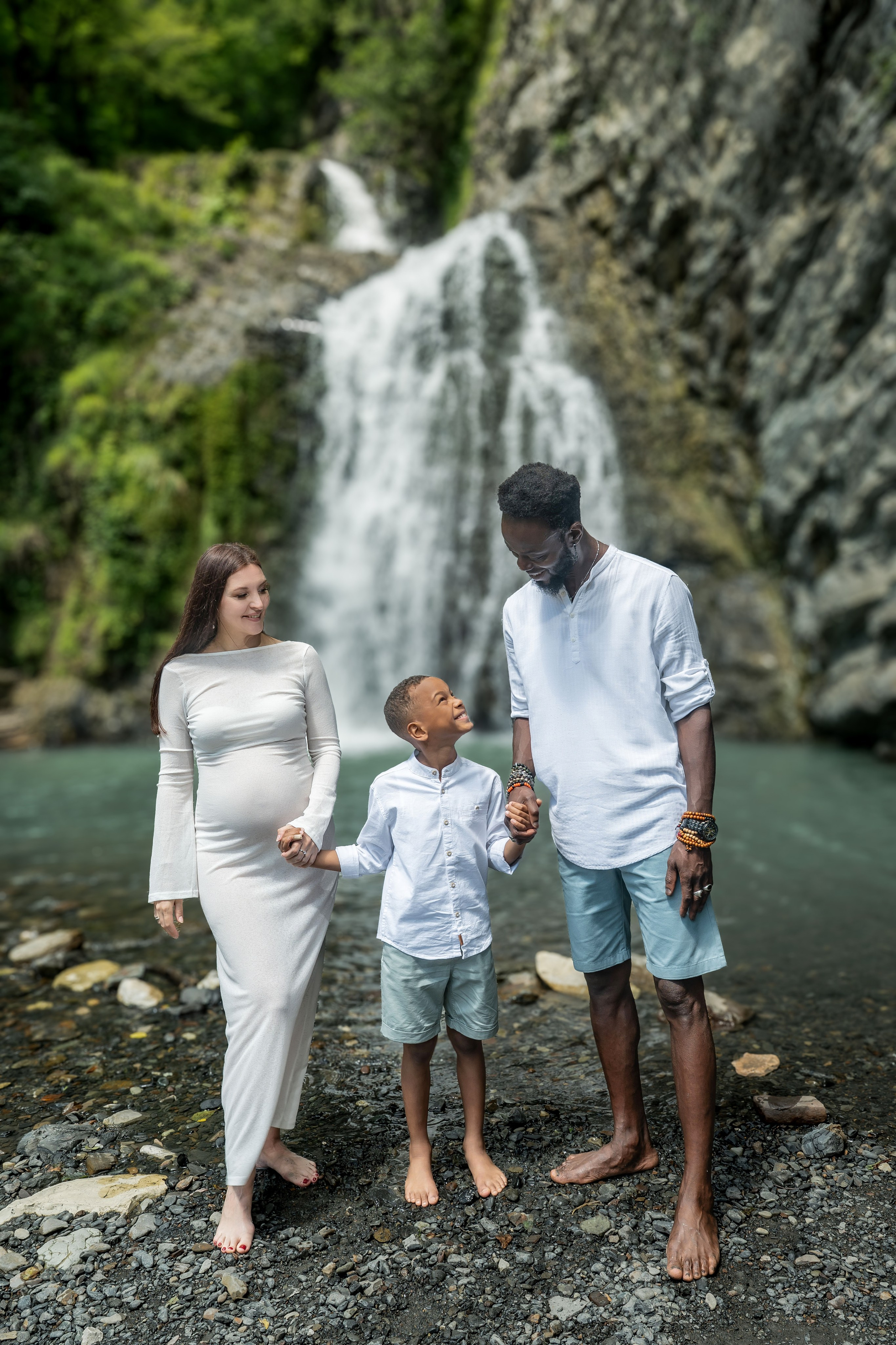 Тьерри и Светлана водопады. Наталья Слесаренко фотограф в Сочи