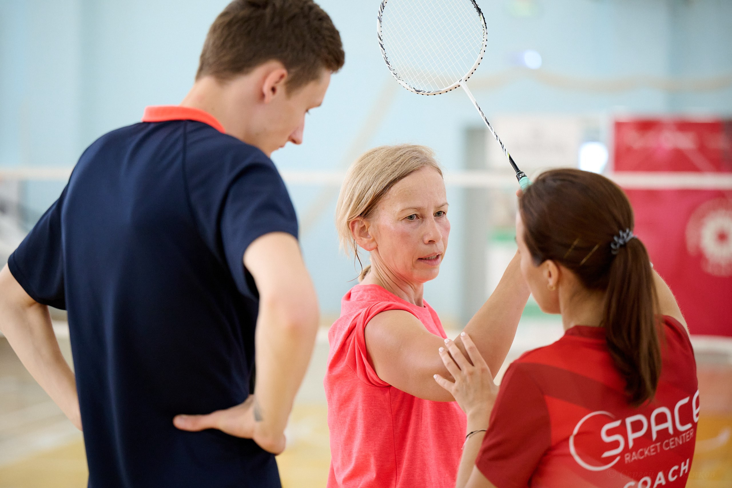 Бадминтон. Мастер-класс Любови Сухановой. Ижевск. 20.07.2024. Спортивный репортажный фотограф в Ижевске Сергей Мерзляков