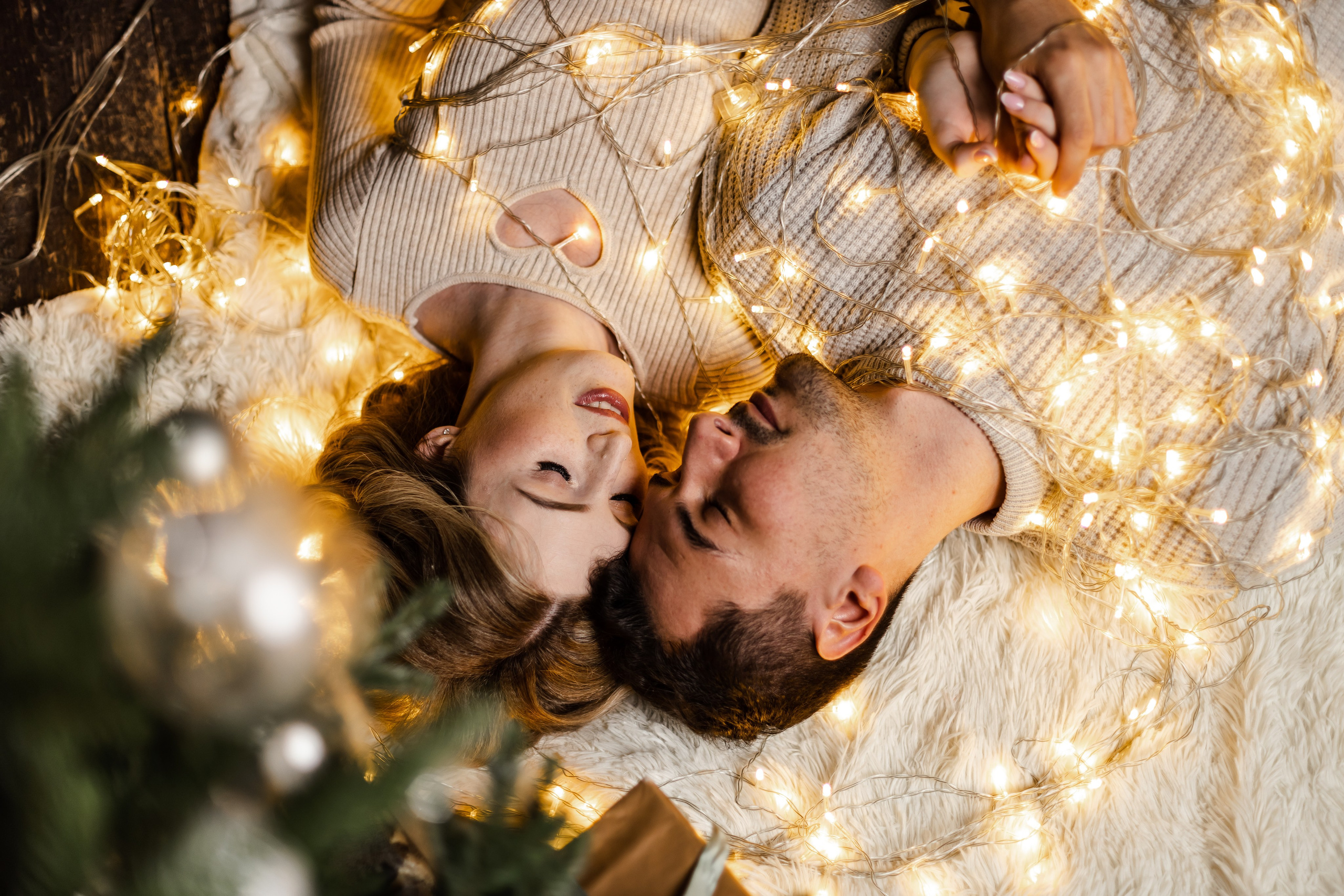 Новогодние семейные съёмки в фотостудии. Свадебный и семейный фотограф Дарья Осипова (Никитина). Саратов