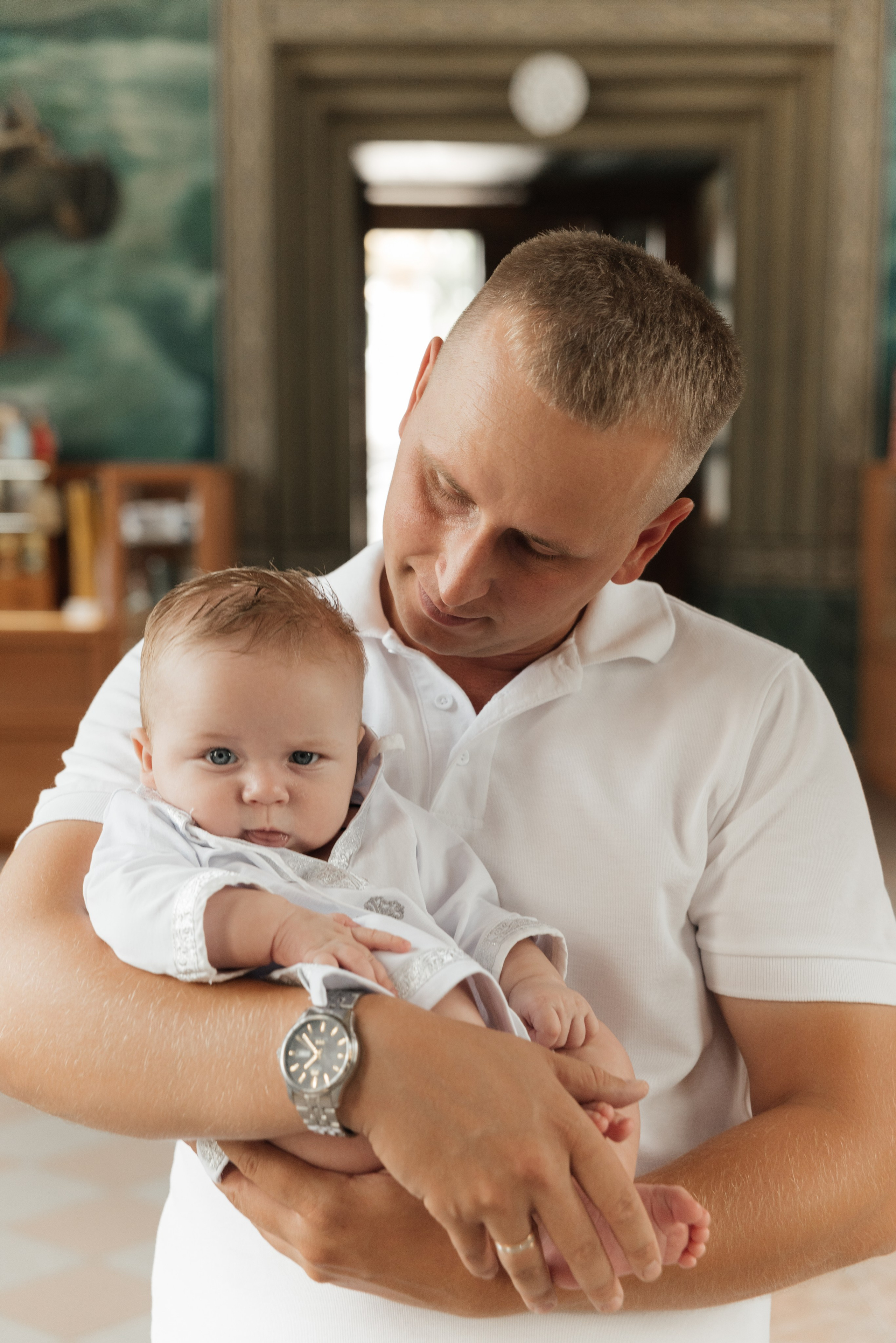 Таинство крещения Артёма. Фотограф Елена Кучук