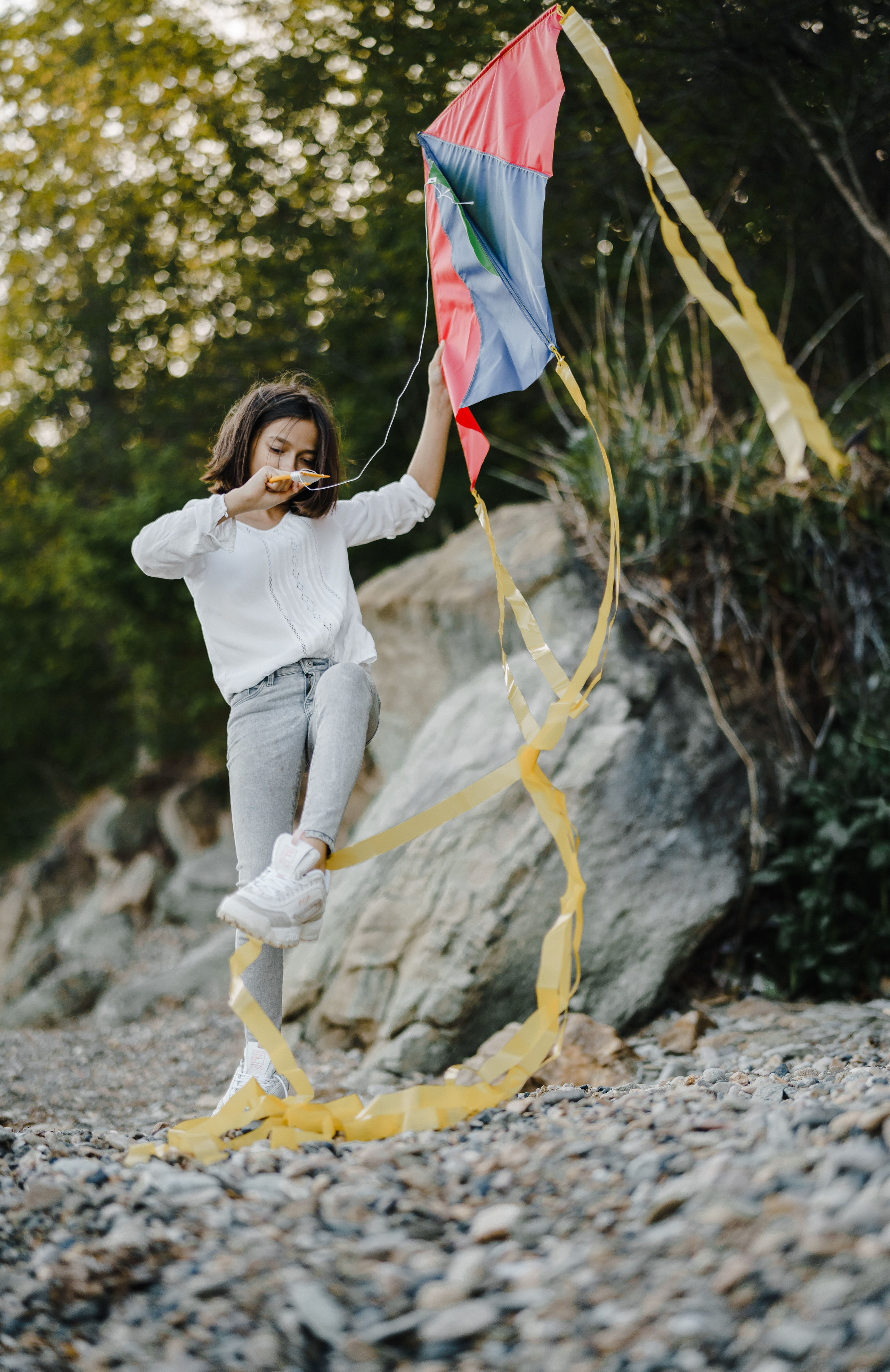 Берег моря воздушный змей и собака. Фотограф Lifestyle в Хабаровске, Владивостоке Землякова Елена