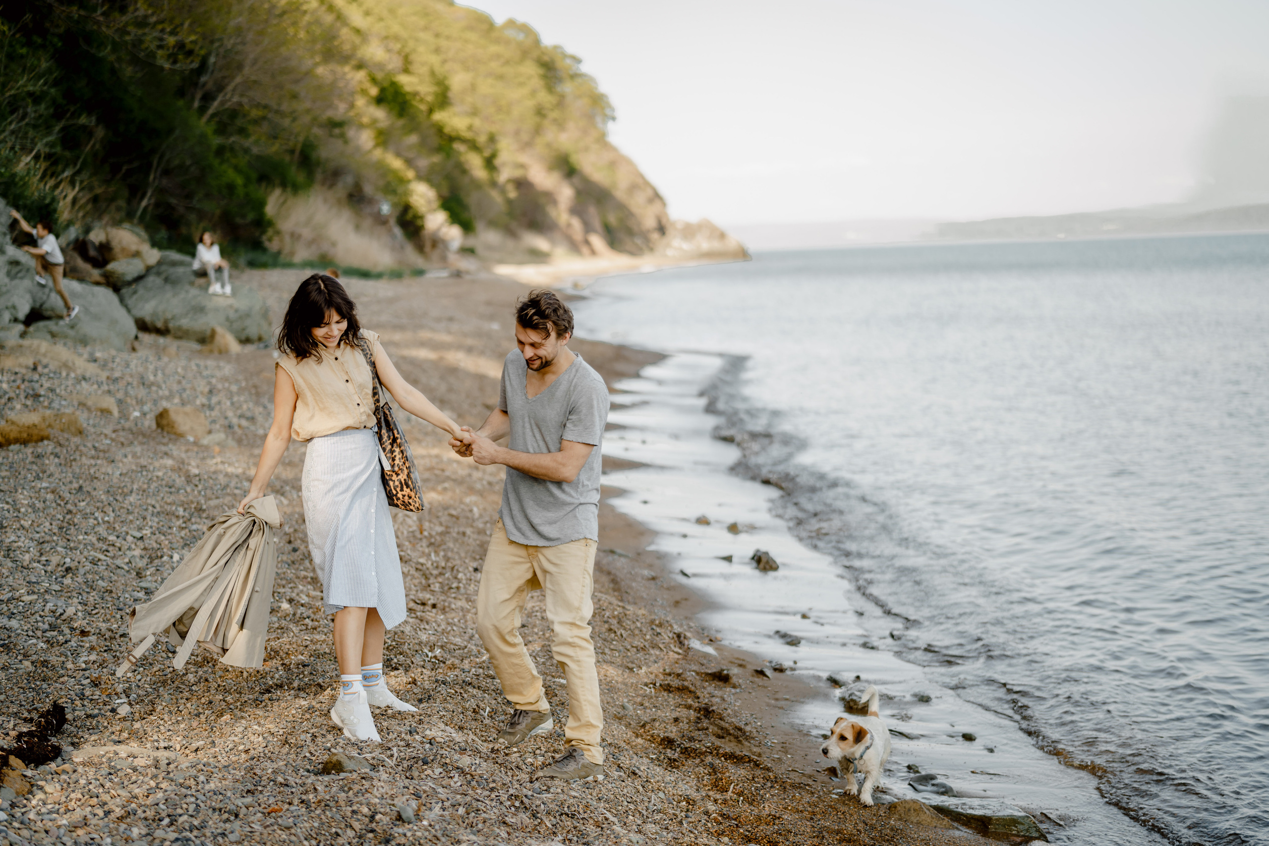 Берег моря воздушный змей и собака. Фотограф Lifestyle в Хабаровске, Владивостоке Землякова Елена
