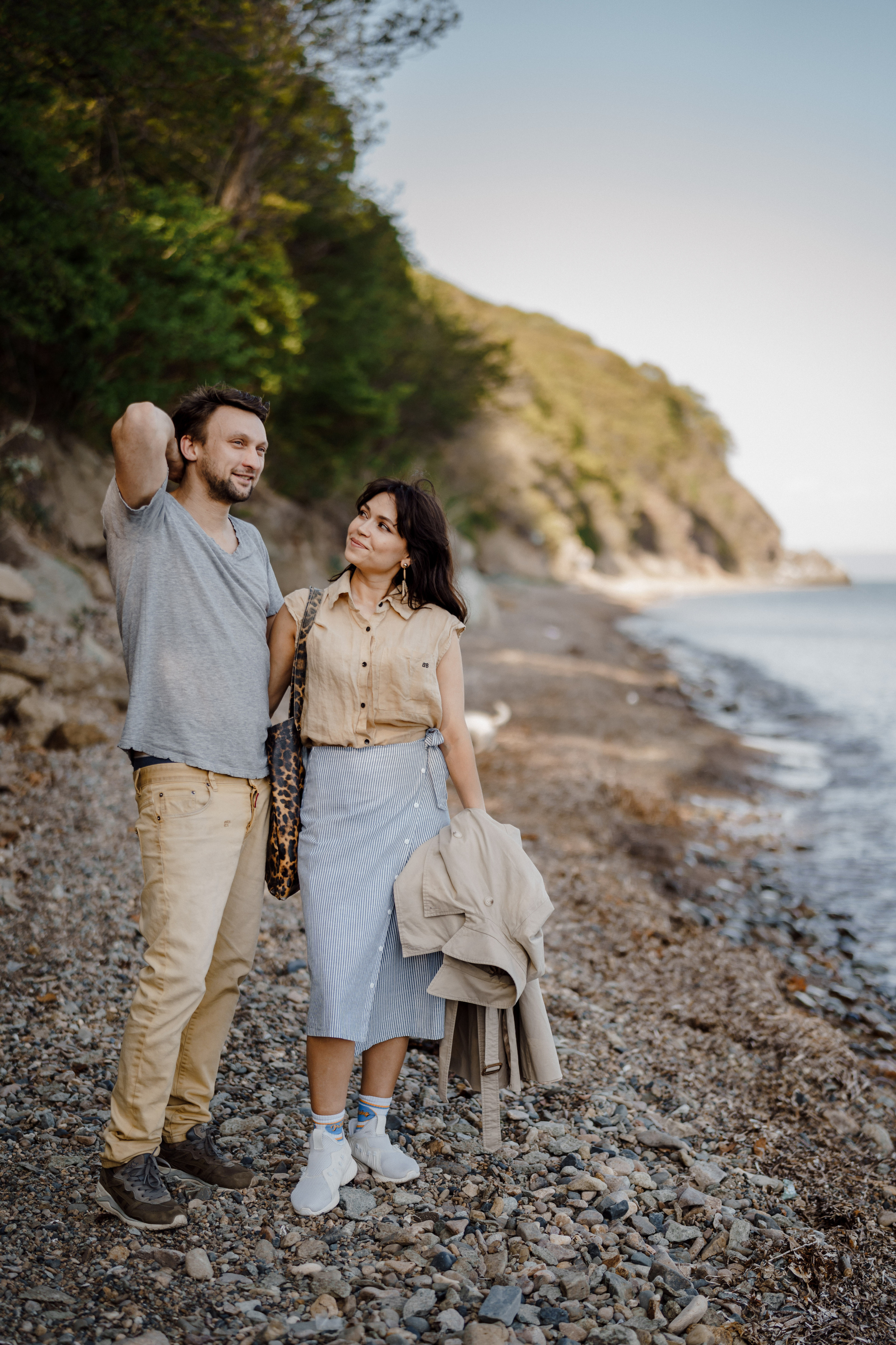 Берег моря воздушный змей и собака. Фотограф Lifestyle в Хабаровске, Владивостоке Землякова Елена