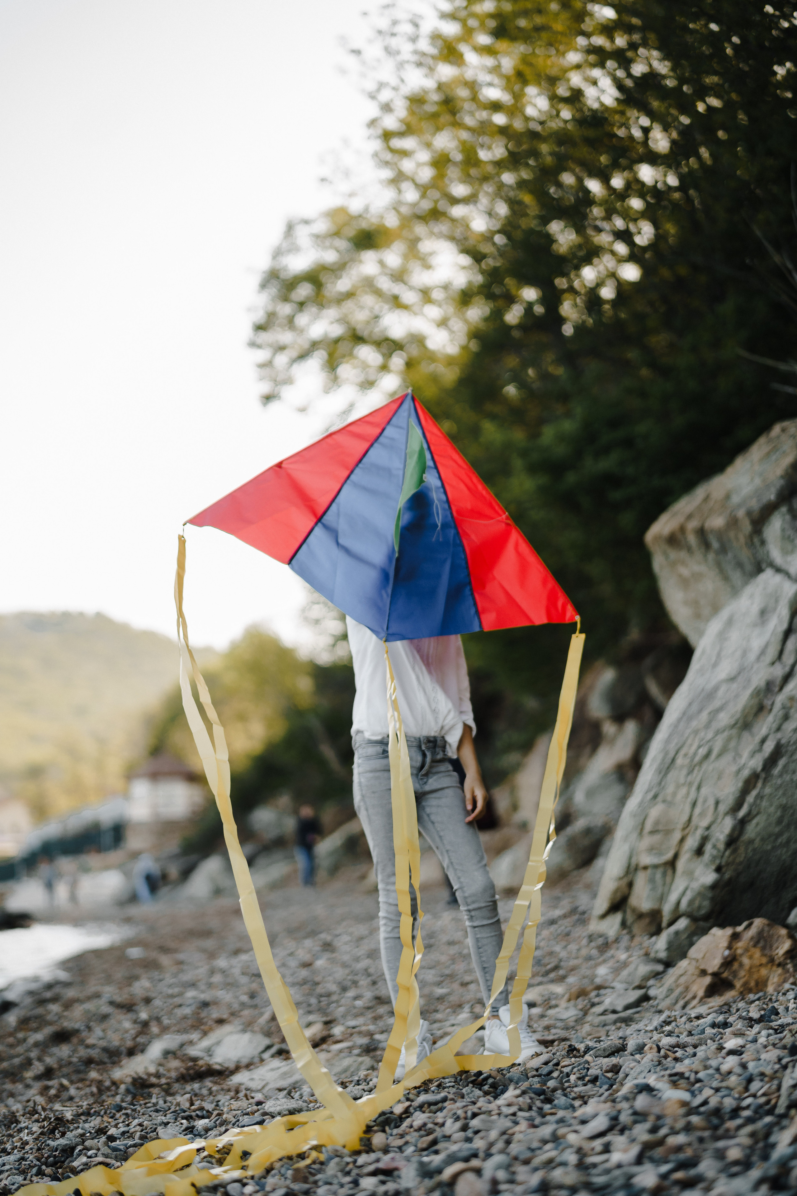 Берег моря воздушный змей и собака. Фотограф Lifestyle в Хабаровске, Владивостоке Землякова Елена