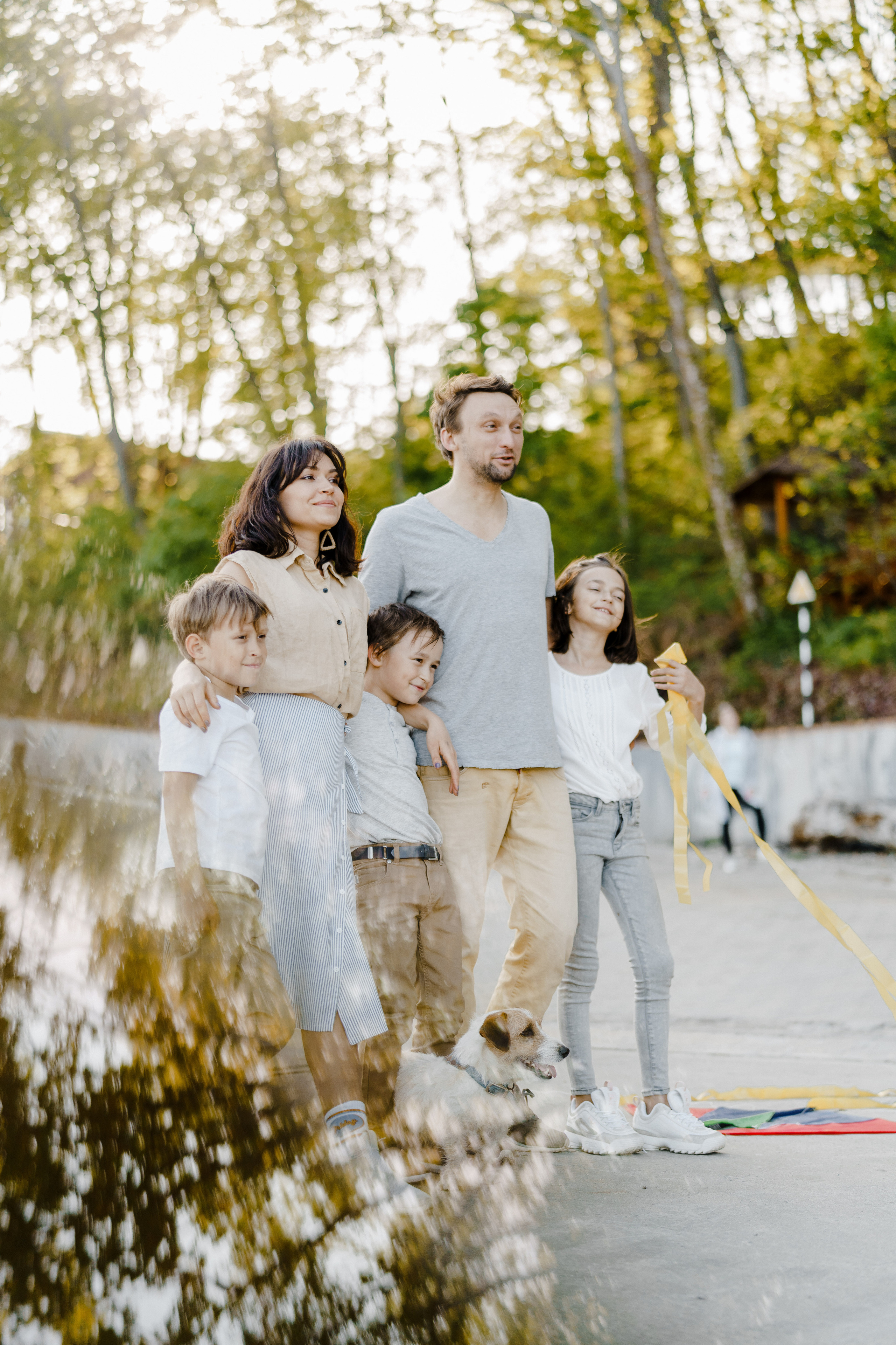 Берег моря воздушный змей и собака. Фотограф Lifestyle в Хабаровске, Владивостоке Землякова Елена