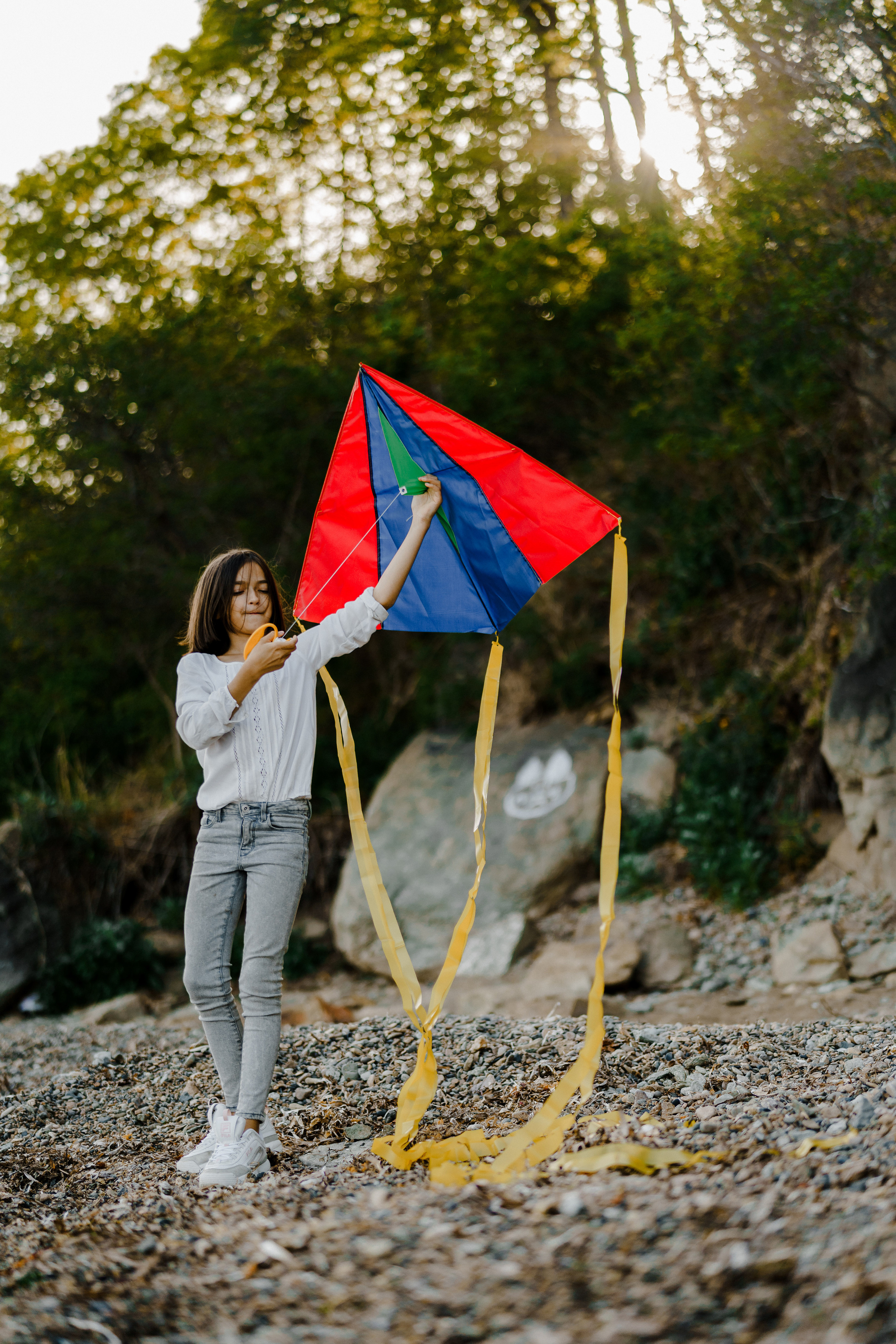 Берег моря воздушный змей и собака. Фотограф Lifestyle в Хабаровске, Владивостоке Землякова Елена