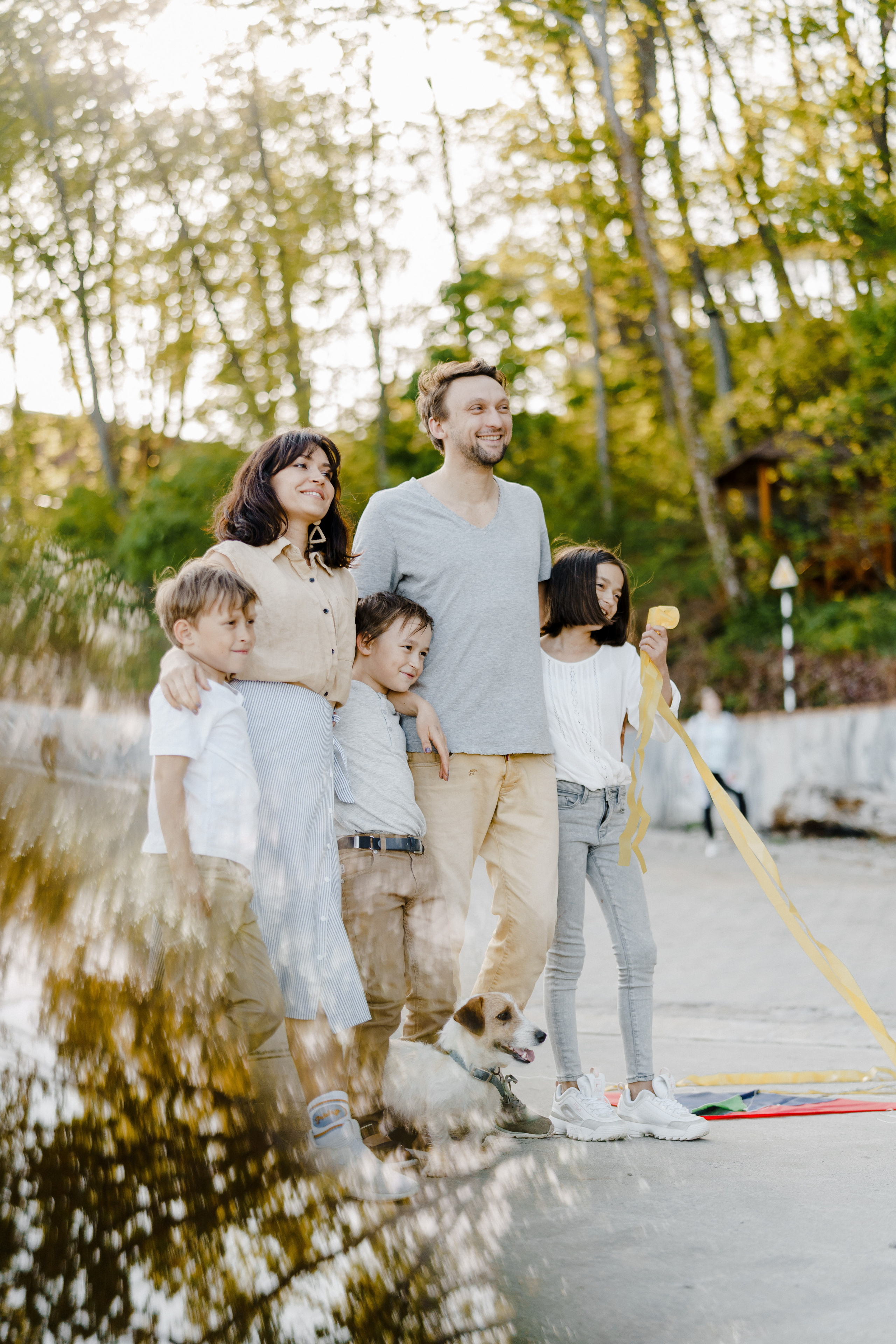 Берег моря воздушный змей и собака. Фотограф Lifestyle в Хабаровске, Владивостоке Землякова Елена