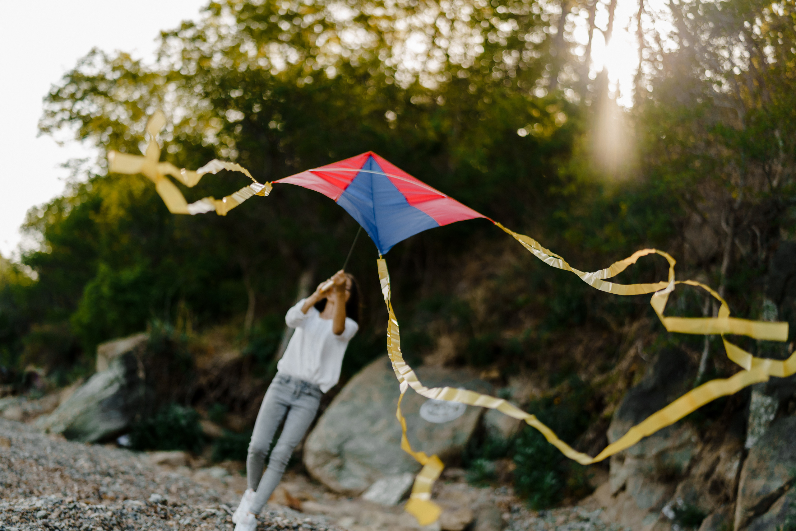 Берег моря воздушный змей и собака. Фотограф Lifestyle в Хабаровске, Владивостоке Землякова Елена