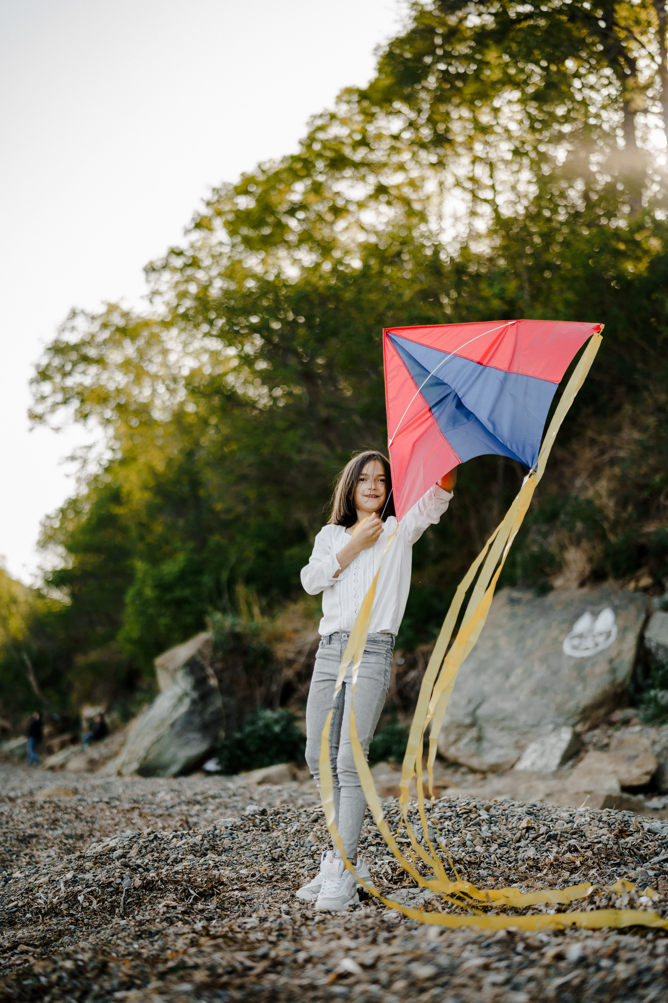 Берег моря воздушный змей и собака. Фотограф Lifestyle в Хабаровске, Владивостоке Землякова Елена