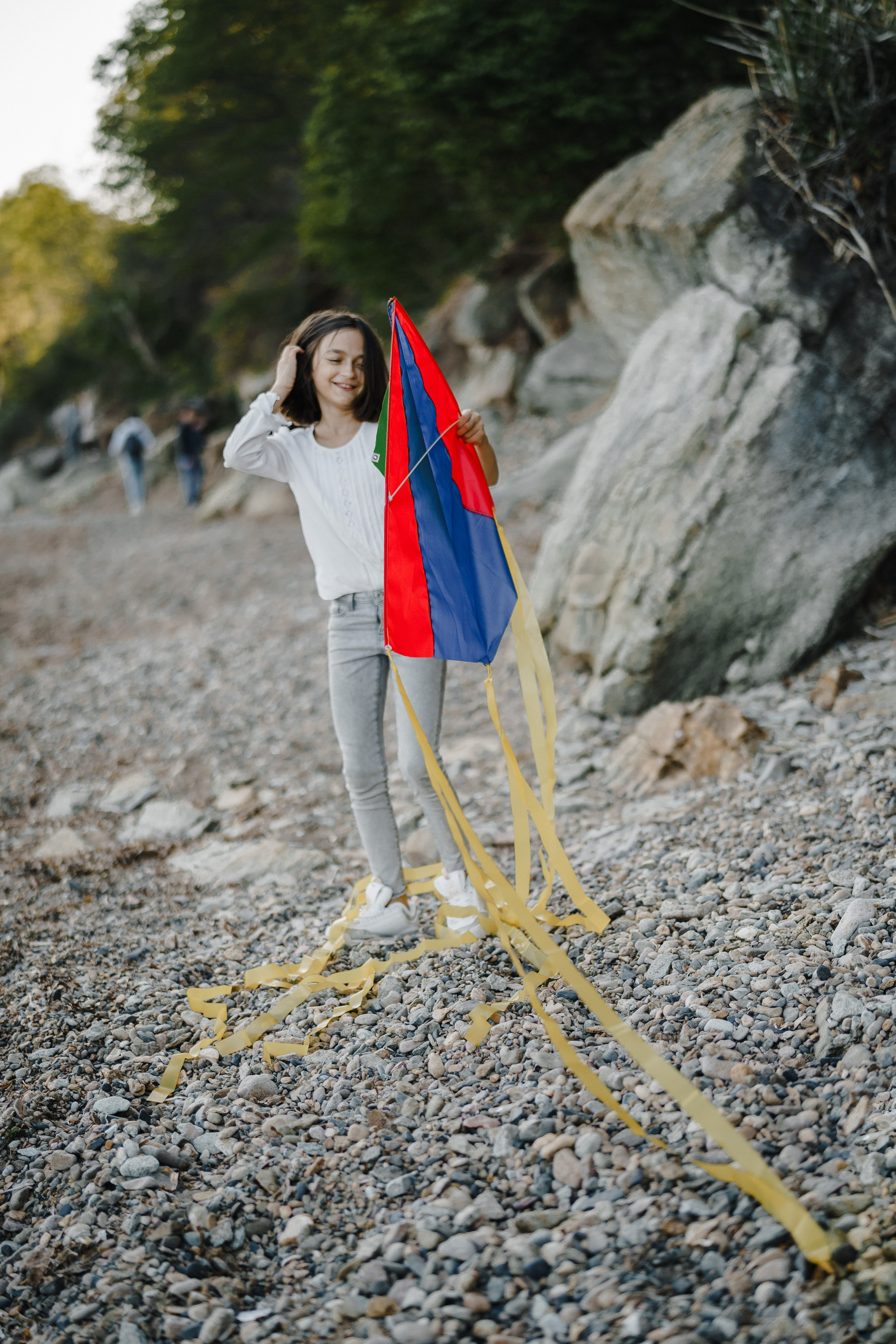 Берег моря воздушный змей и собака. Фотограф Lifestyle в Хабаровске, Владивостоке Землякова Елена