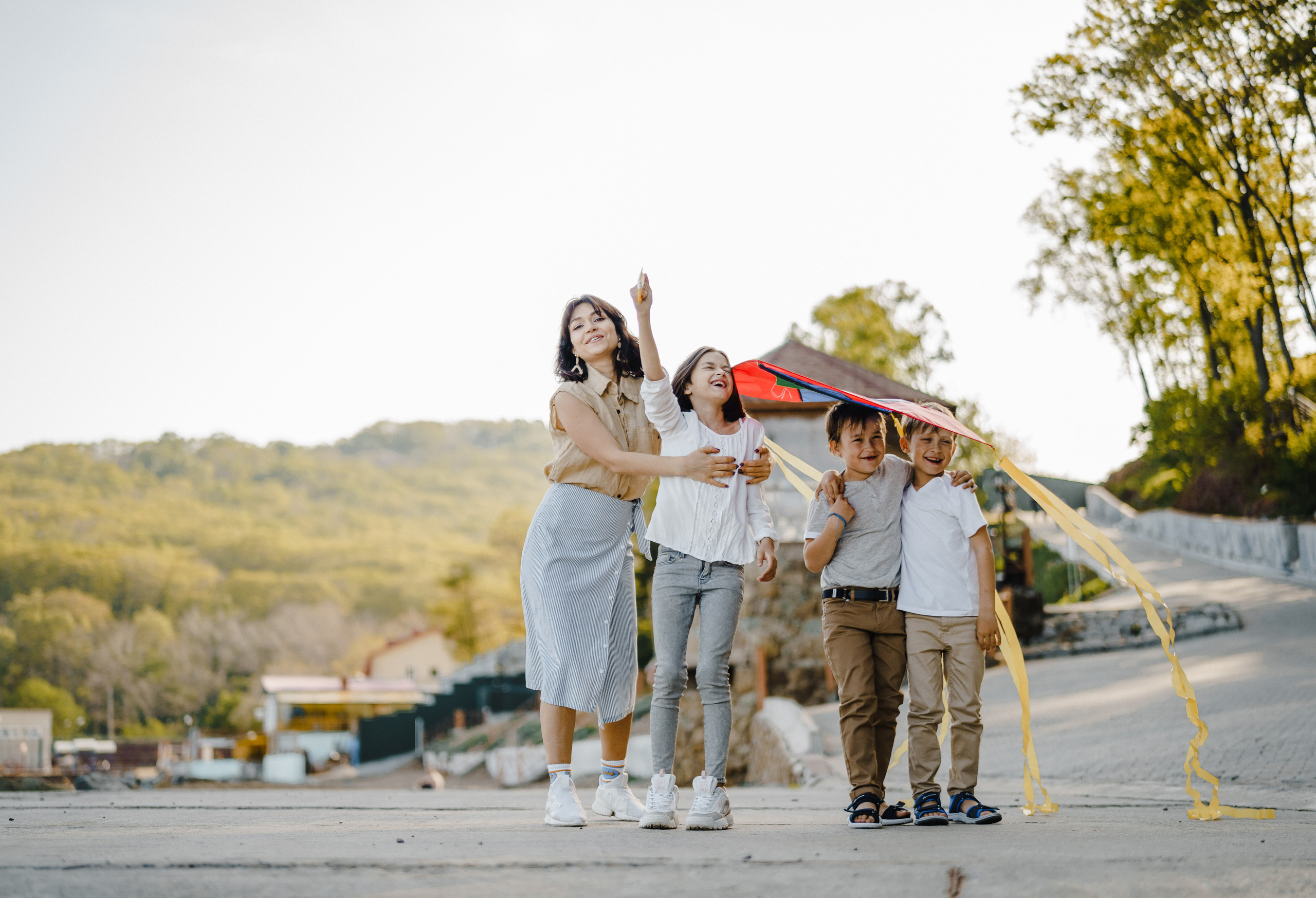 Берег моря воздушный змей и собака. Фотограф Lifestyle в Хабаровске, Владивостоке Землякова Елена