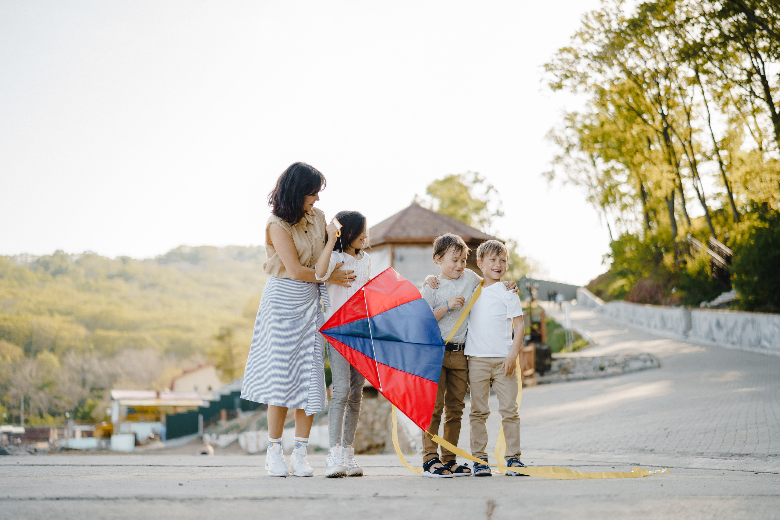 Берег моря воздушный змей и собака. Фотограф Lifestyle в Хабаровске, Владивостоке Землякова Елена