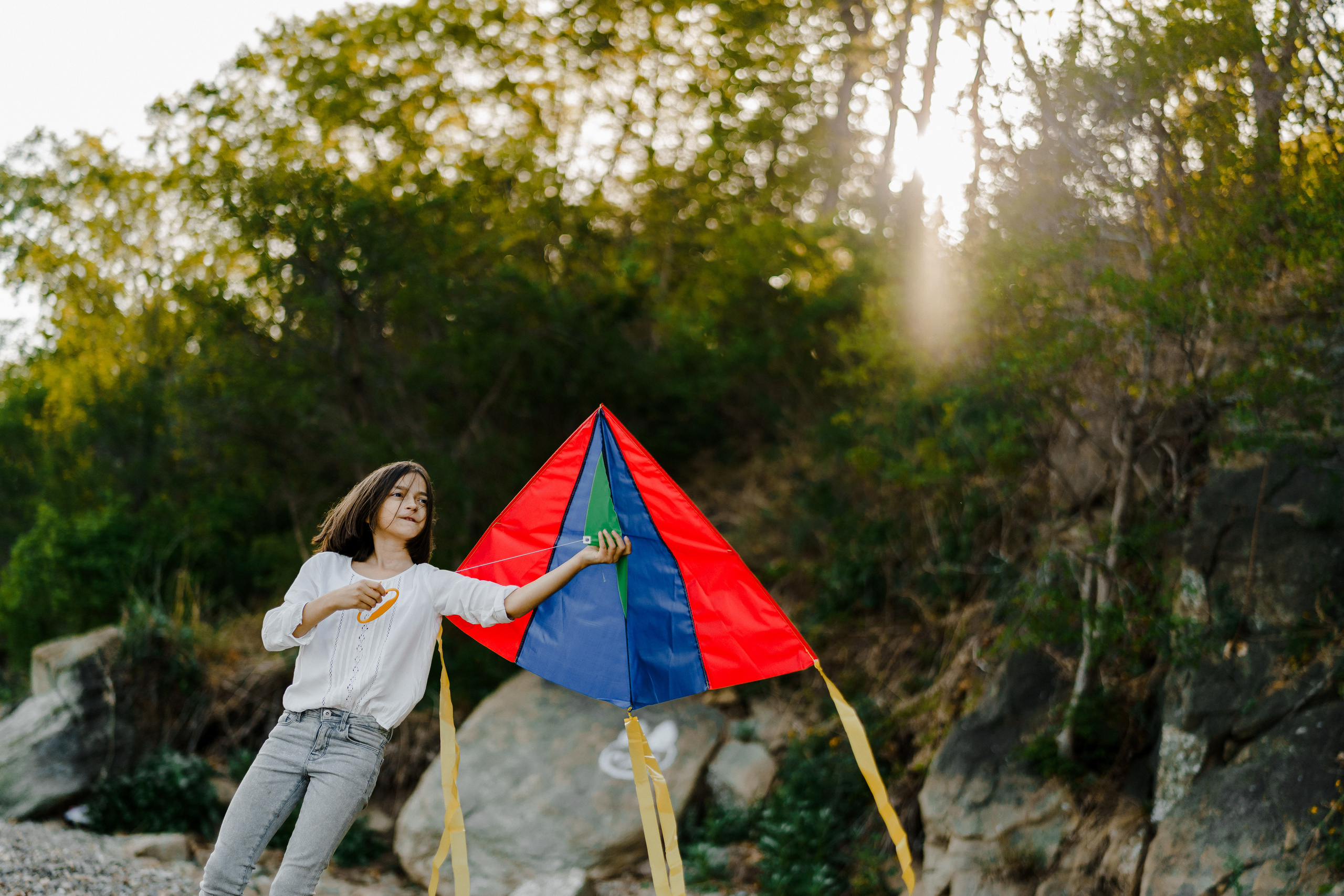 Берег моря воздушный змей и собака. Фотограф Lifestyle в Хабаровске, Владивостоке Землякова Елена