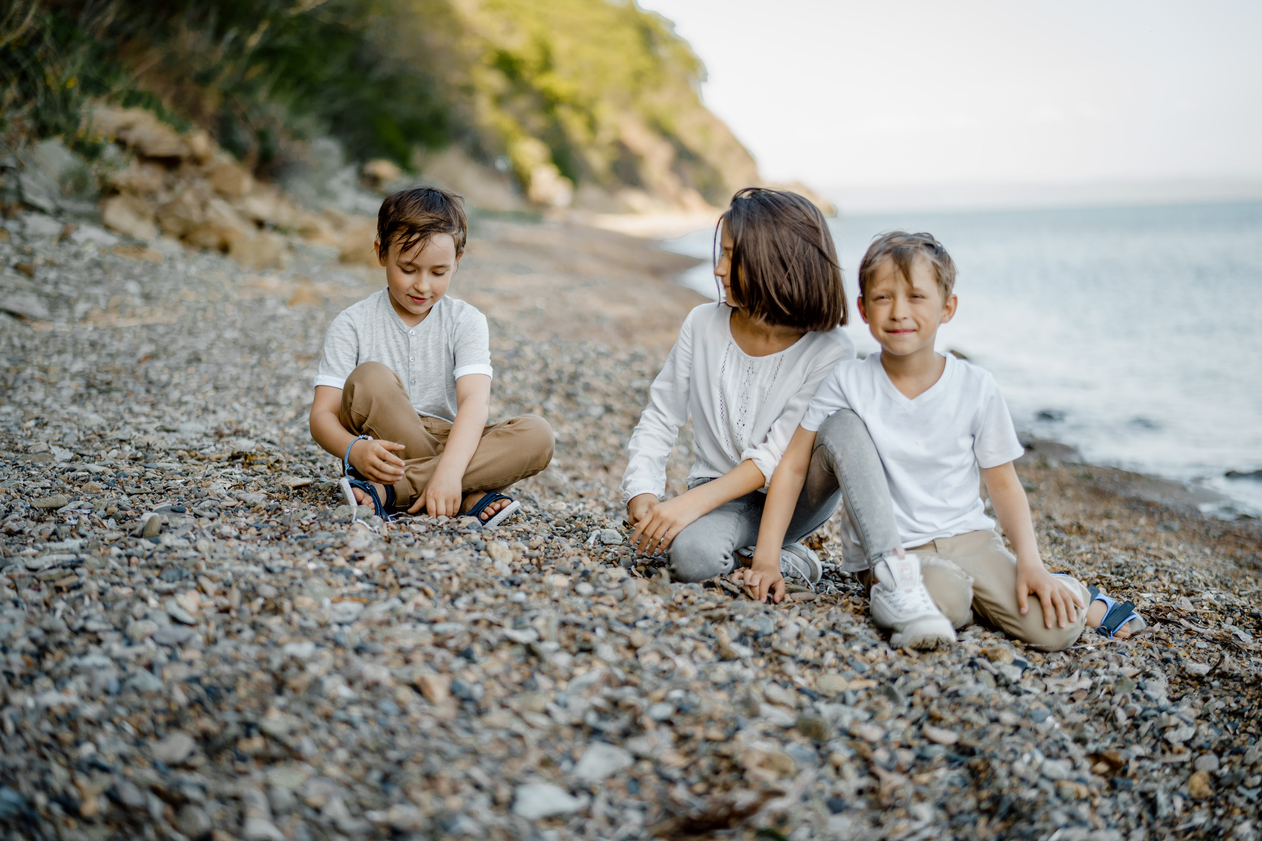Берег моря воздушный змей и собака. Фотограф Lifestyle в Хабаровске, Владивостоке Землякова Елена