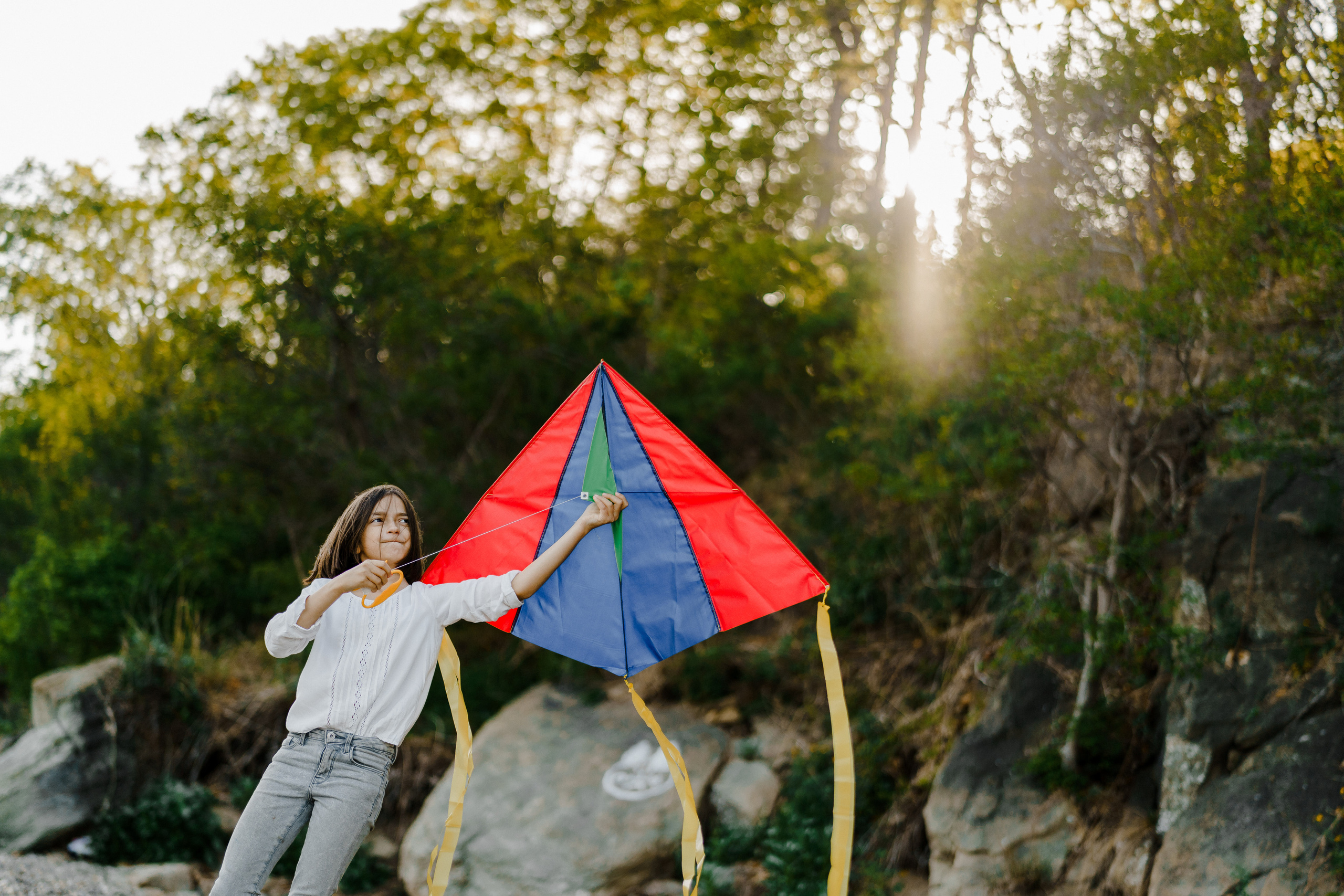 Берег моря воздушный змей и собака. Фотограф Lifestyle в Хабаровске, Владивостоке Землякова Елена