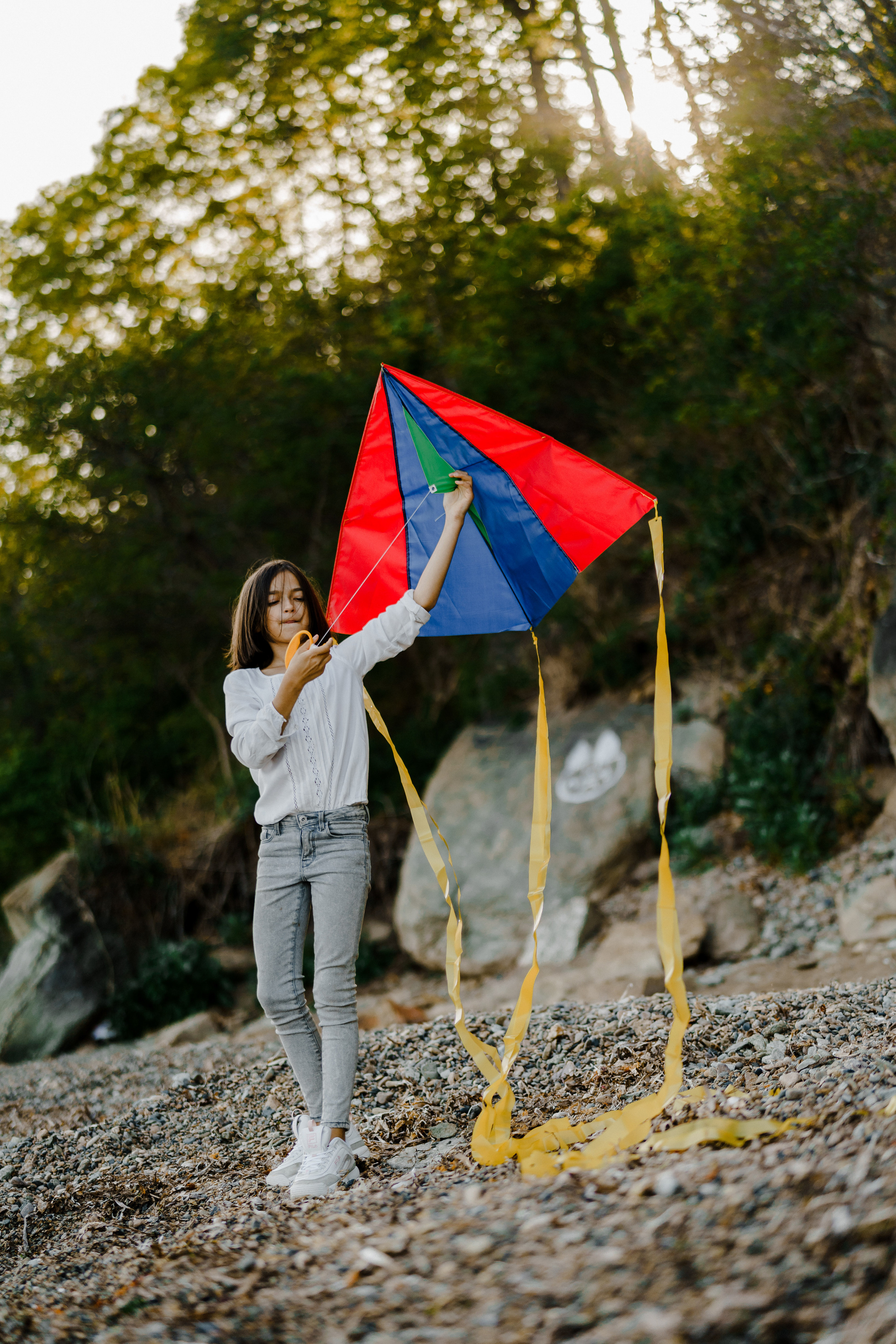 Берег моря воздушный змей и собака. Фотограф Lifestyle в Хабаровске, Владивостоке Землякова Елена