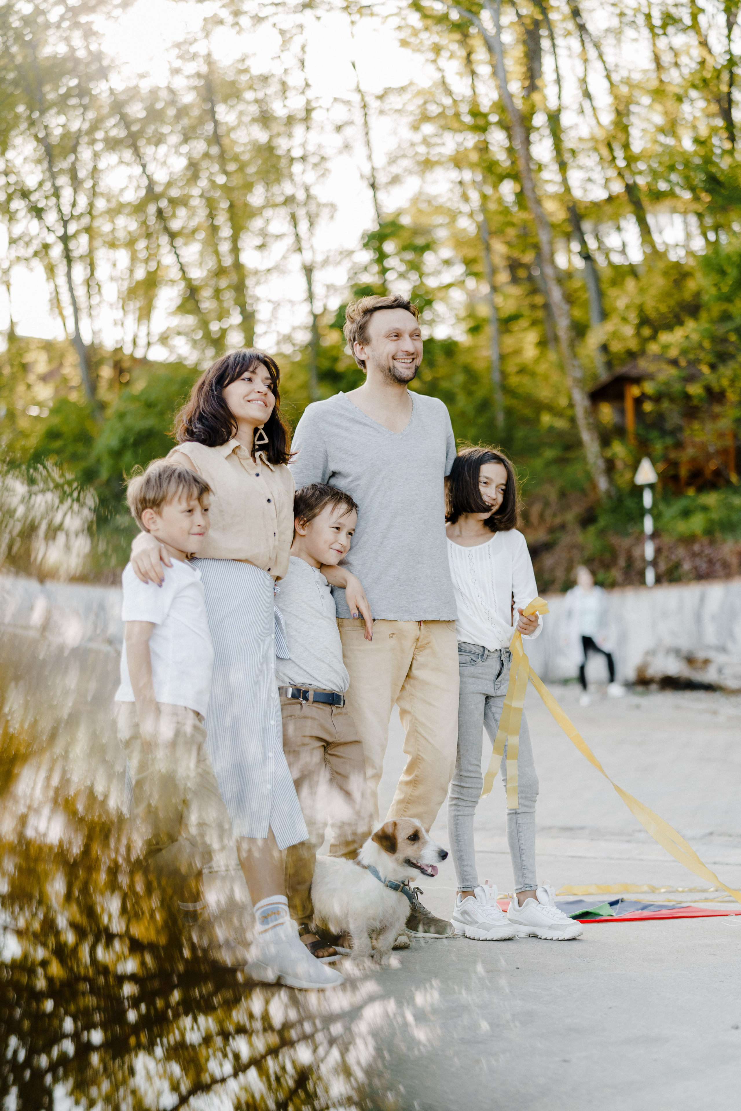 Берег моря воздушный змей и собака. Фотограф Lifestyle в Хабаровске, Владивостоке Землякова Елена