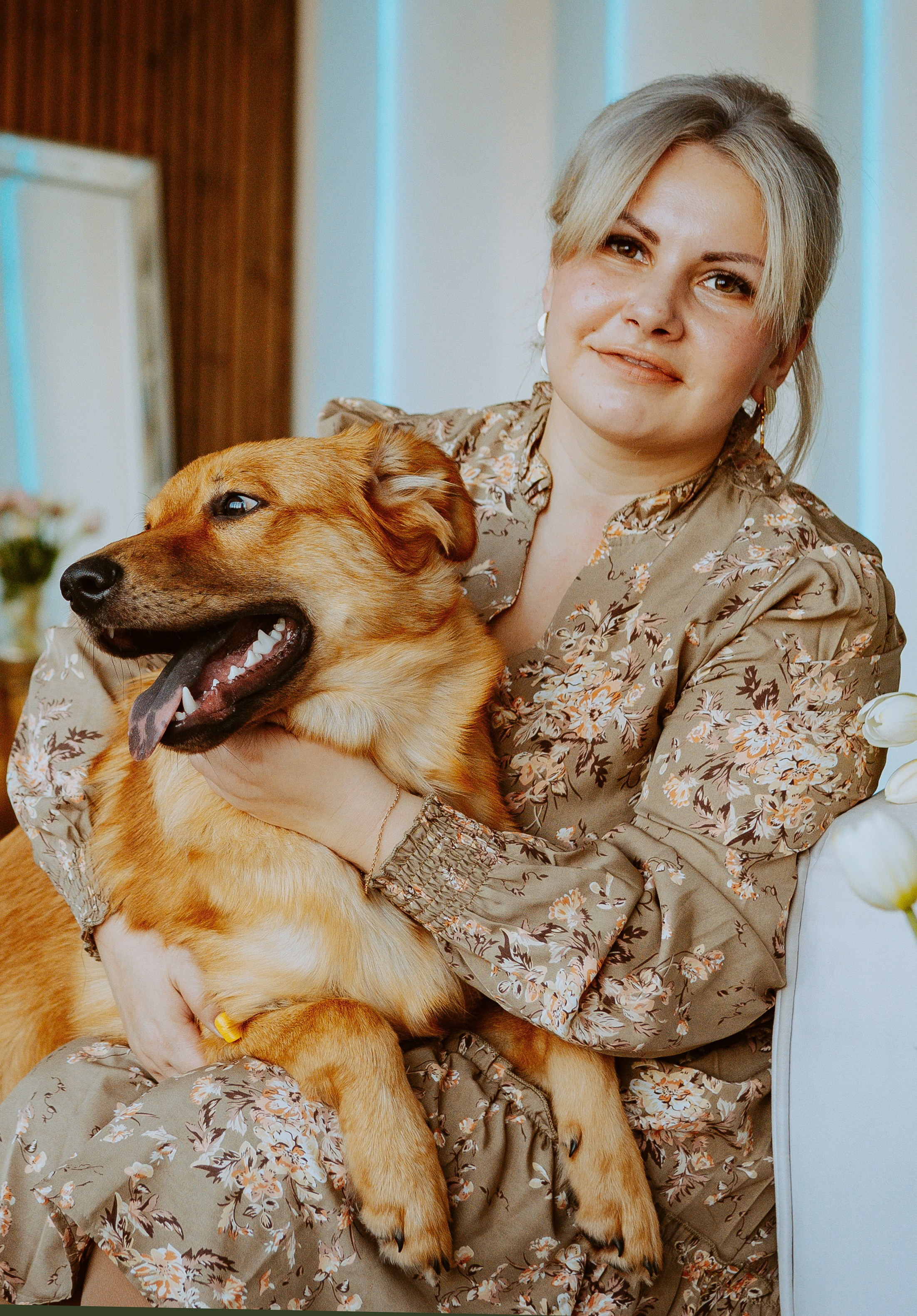 Рэй, Кузя, Ольга и Александр. Фотограф анималист в Спб недорого Олеся Майорова