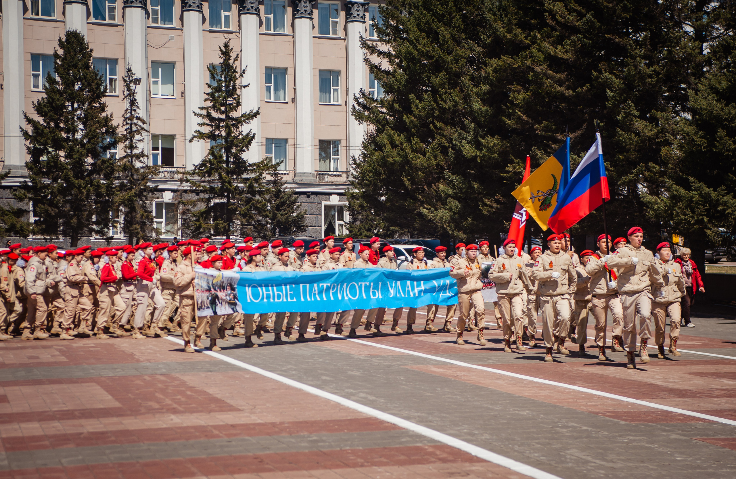 8 Мая. Парад ЮнАрмии. Андреева Александра фотограф в г. Улан-Удэ