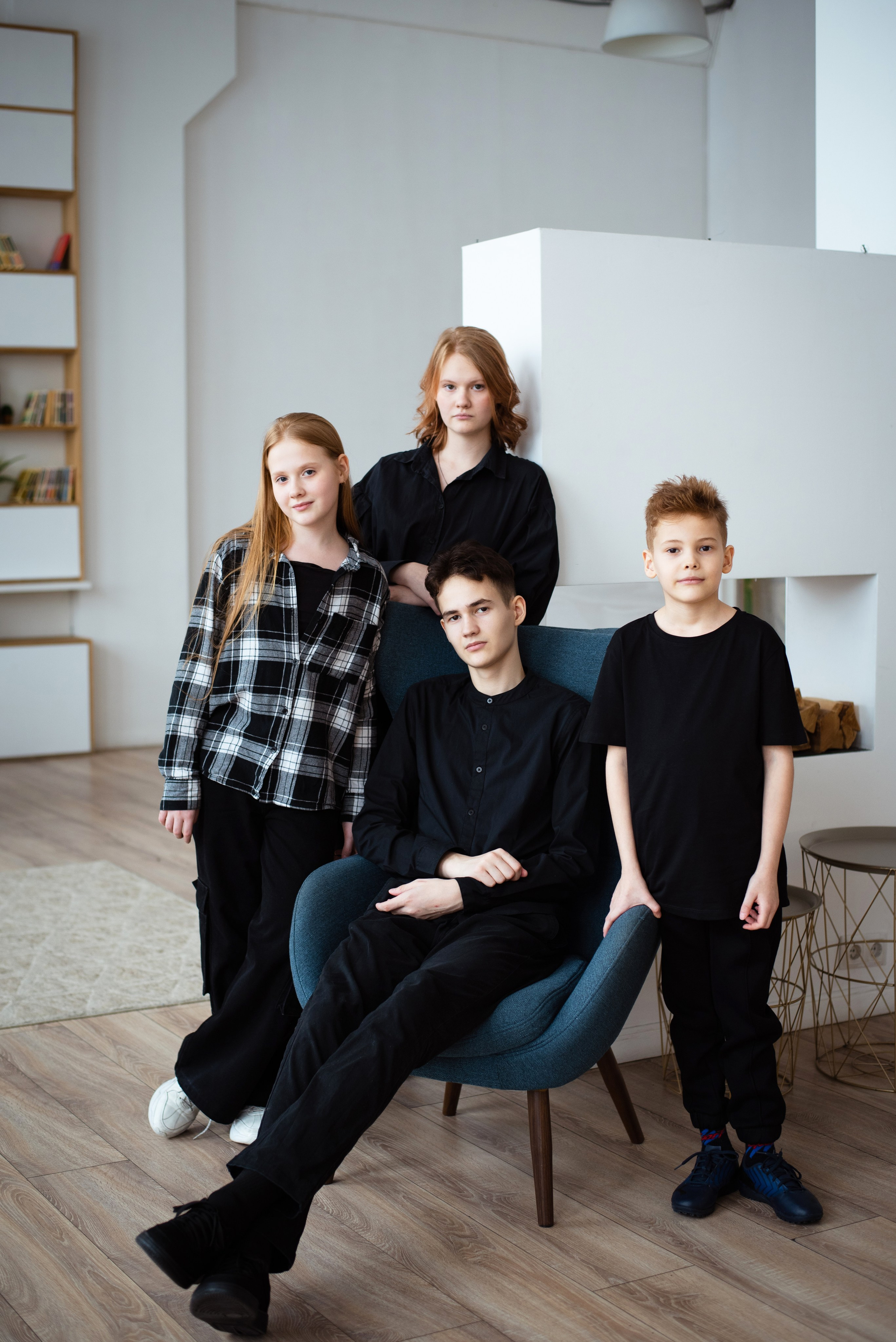 Семейная фотосессия в студии. Фотограф в Москве, Красногорске Анна Силицкая