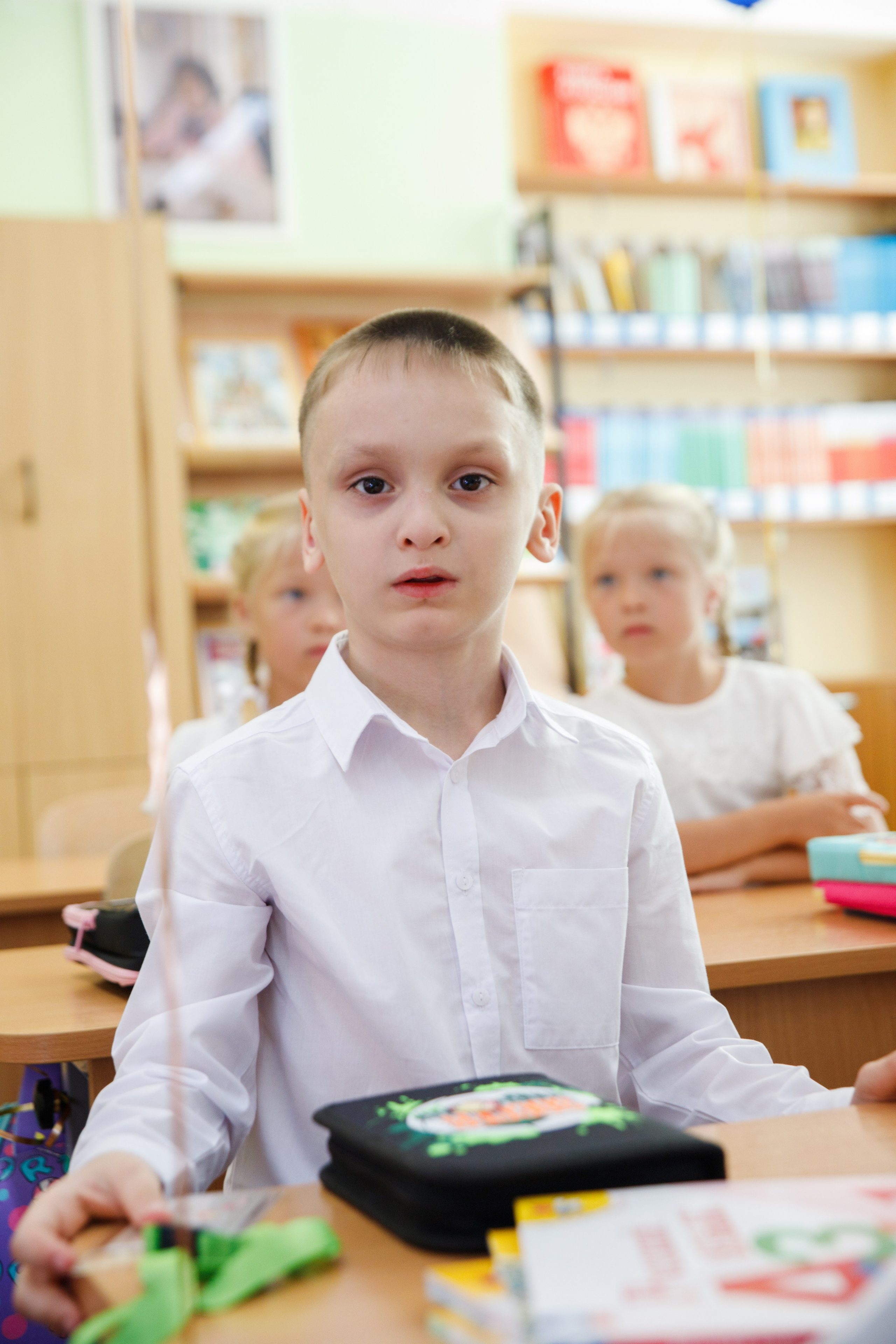 Репортажная съемка первого сентября для первоклассников. Семейный и школьный фотограф в Москве Анна Ткач