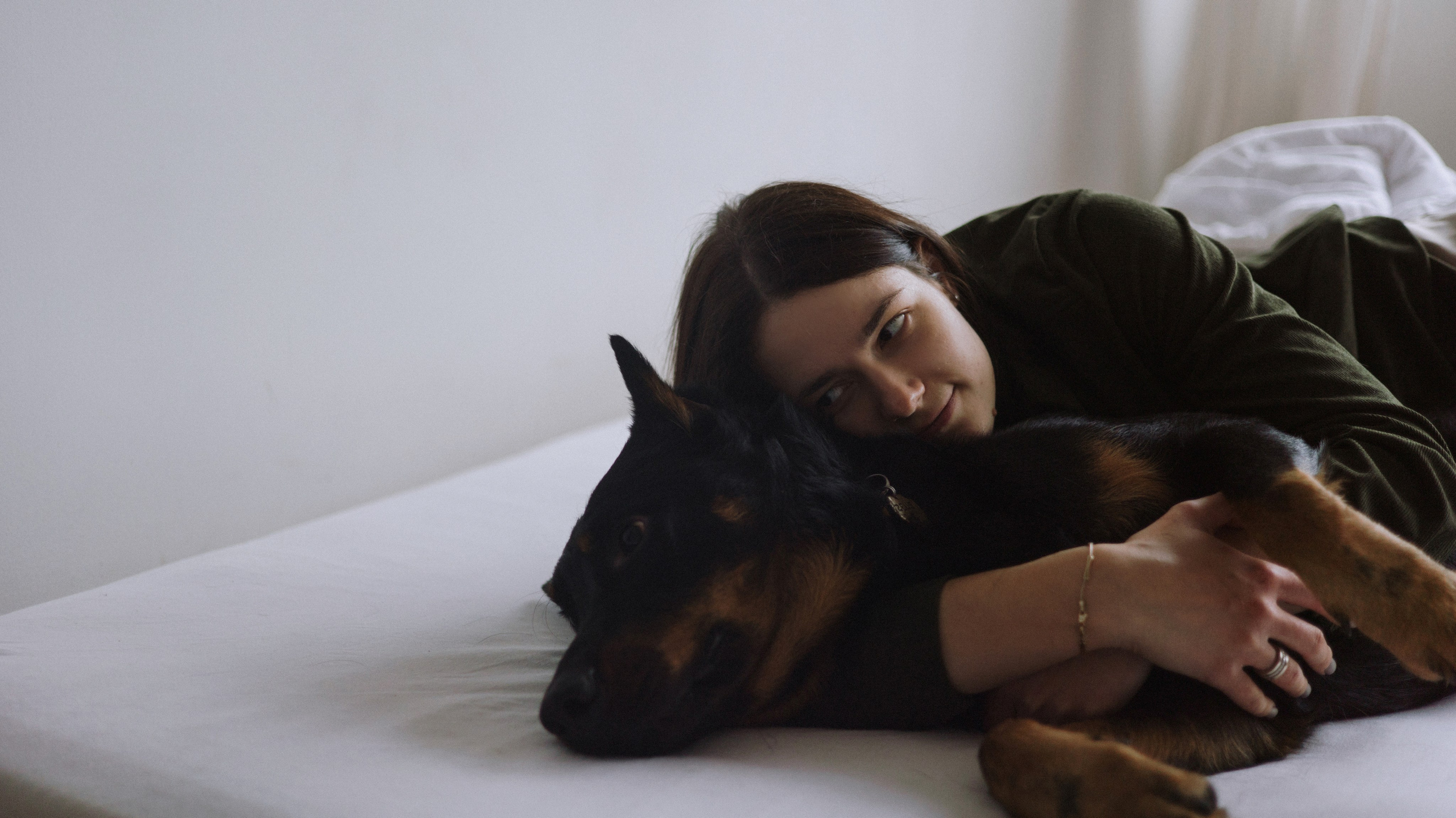 Полина и Зевс. Фотограф-анималист Богданова Полина